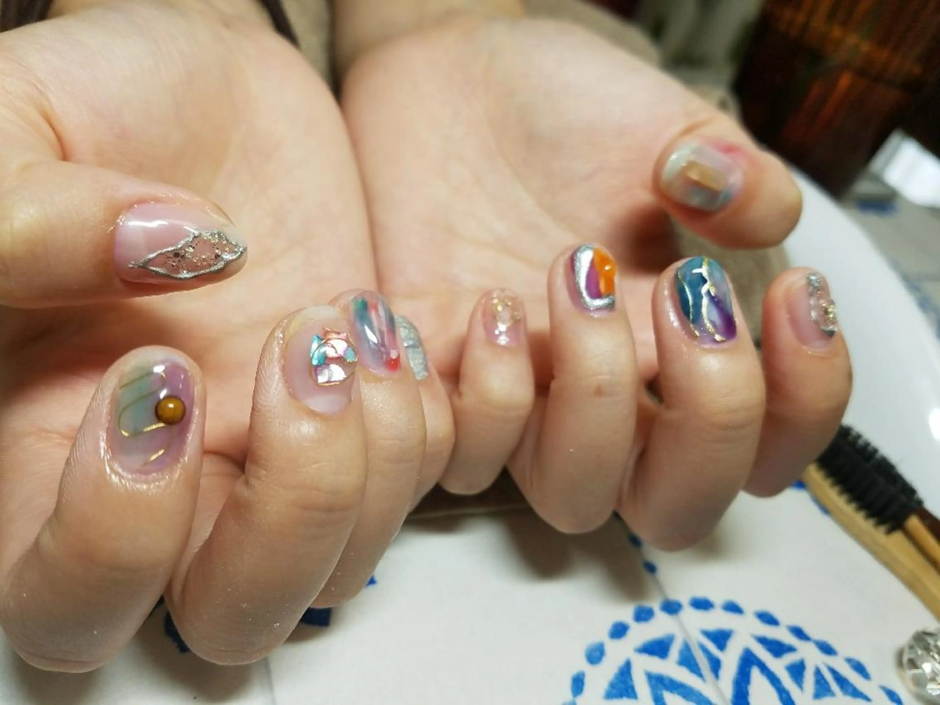 ネイル 夏ネイル nail yu-joy所属・yuu -joynailのネイルデザイン