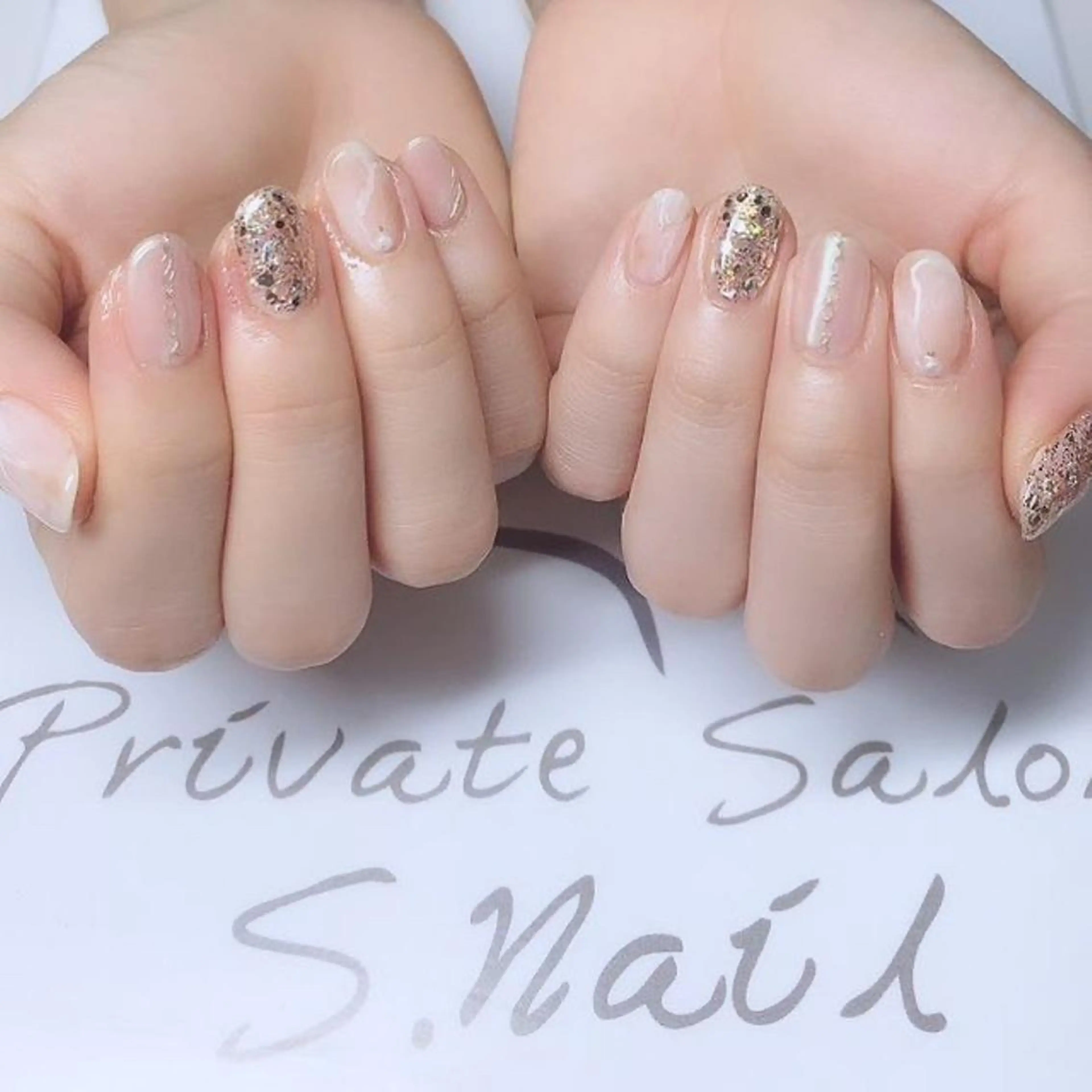 ネイル ハンドネイル Private Salon S.Nail所属・S.Nail 🌙⋆˖ ࣪⭑のネイルデザイン