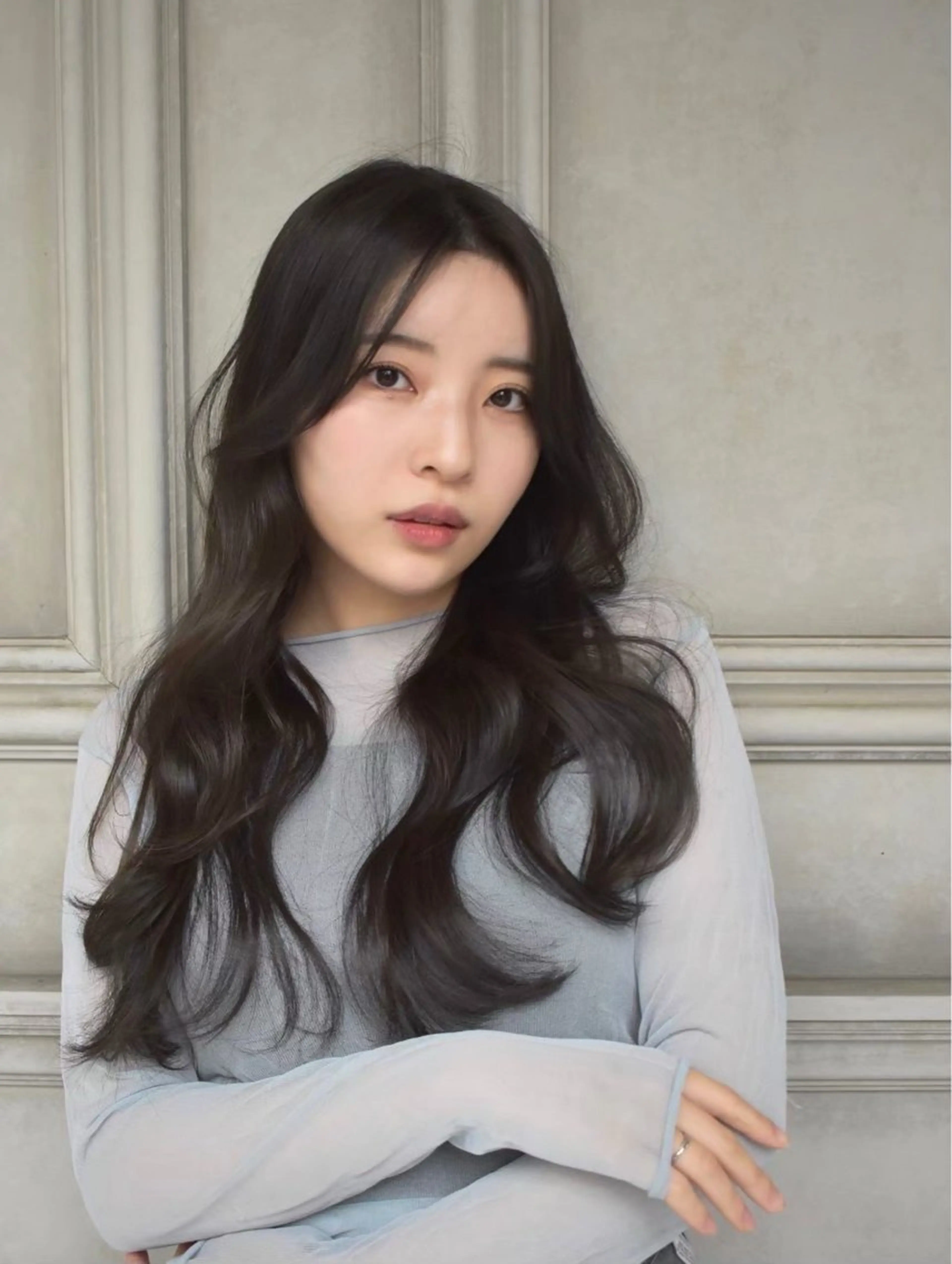 ロング カラー メンズ 透明感カラー カット ヘアカラー トリートメント ヘッドスパ ヘアセット 💖渋谷さくら/ 艶髪/カット特化💖のヘアスタイル