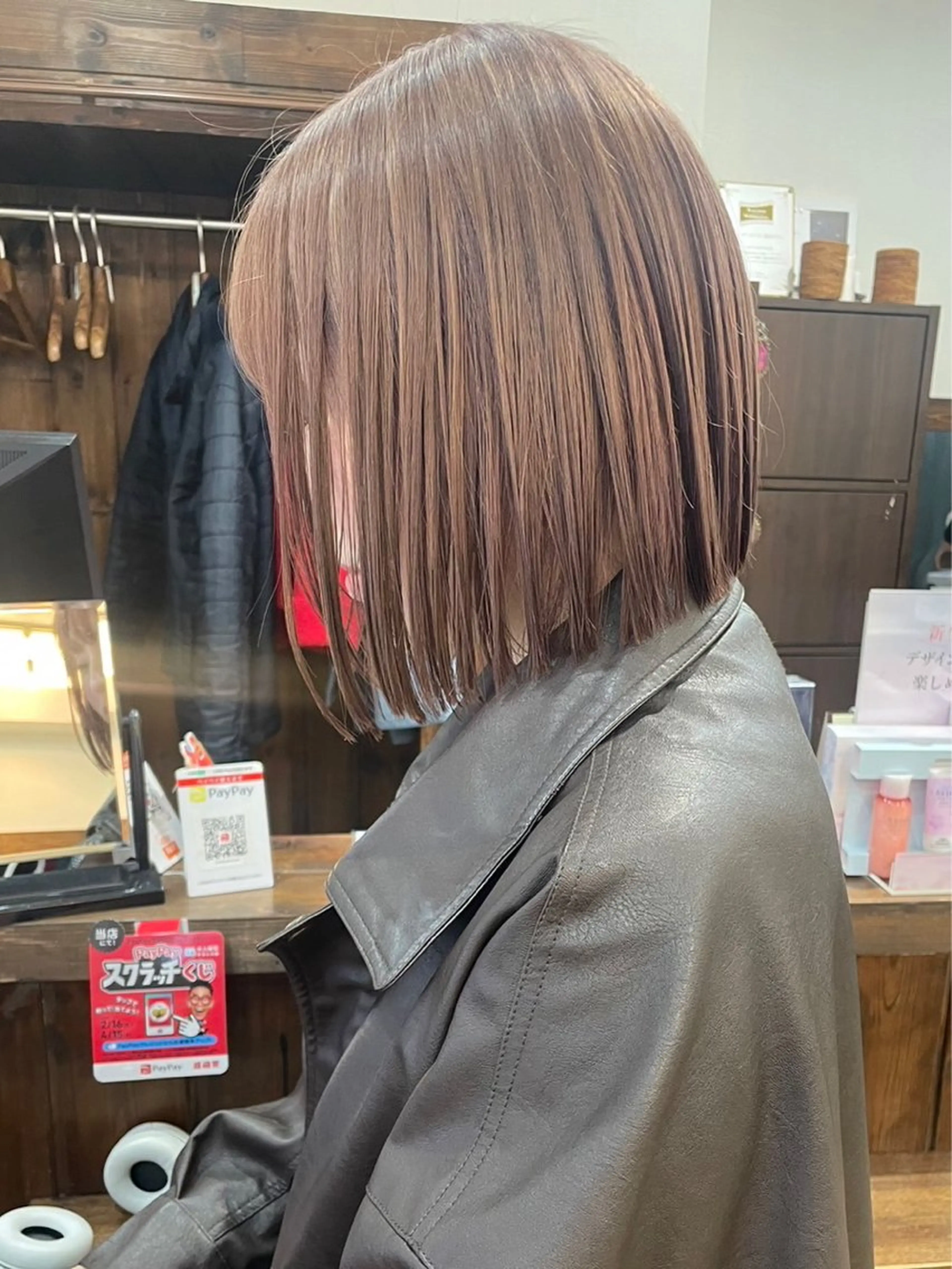 ミディアム ボブ カット 💖メンズカット モデル募集 晴香💖のヘアスタイル