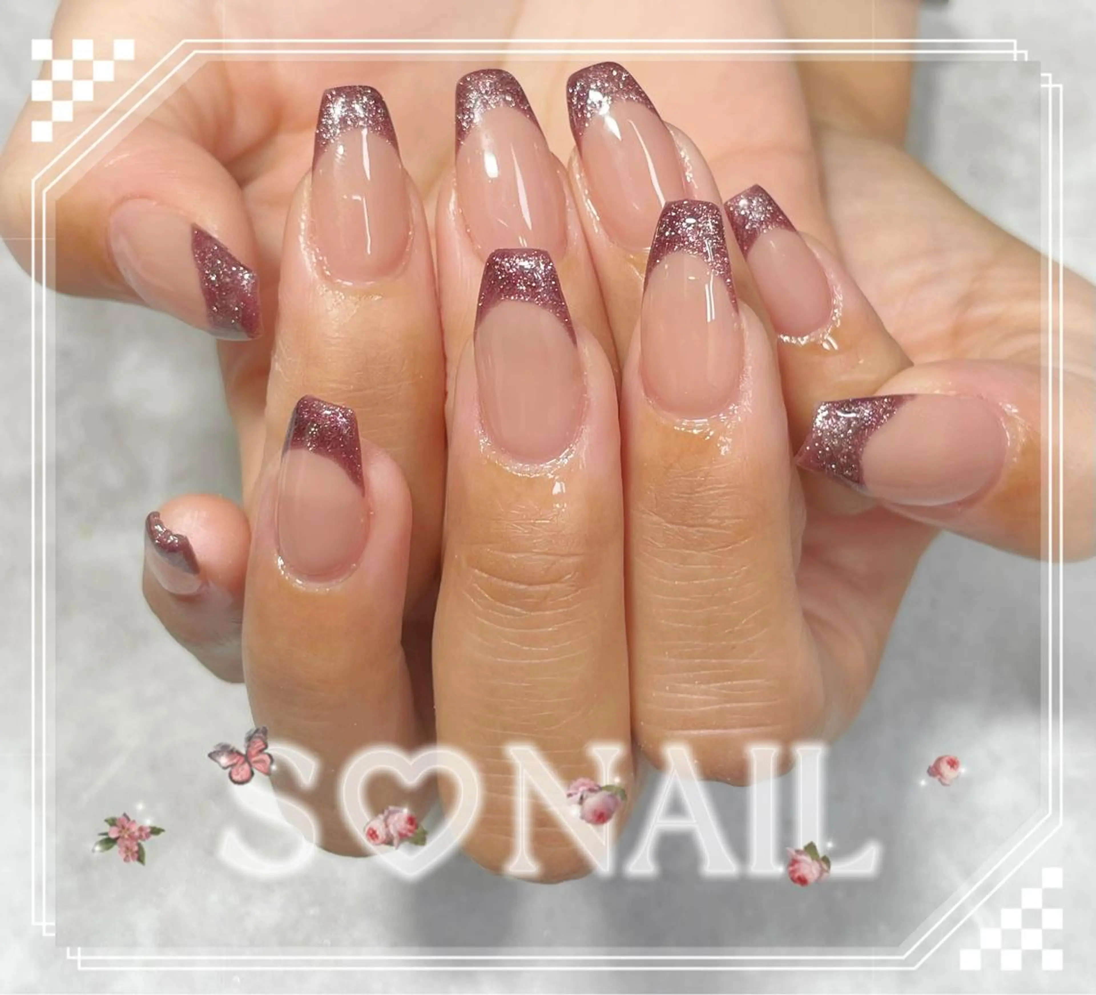 ネイル 持ち込み ハンドネイル S♡NAIL所属・S.NAIL Suuのネイルデザイン
