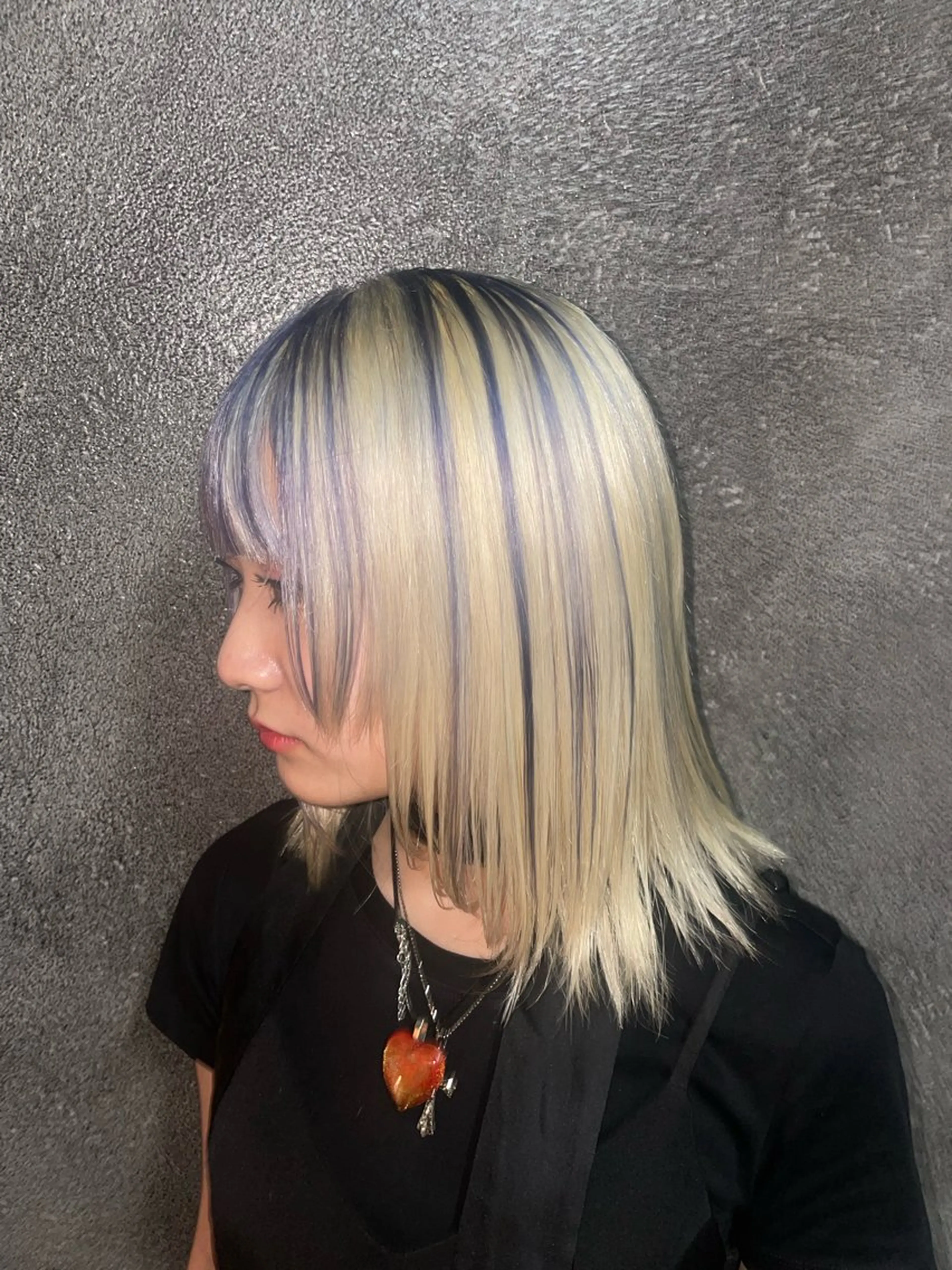 ミディアム カラー カット ヘアカラー トリートメント デザインカラー⭐︎★ 🐆hyoma🐆のヘアスタイル