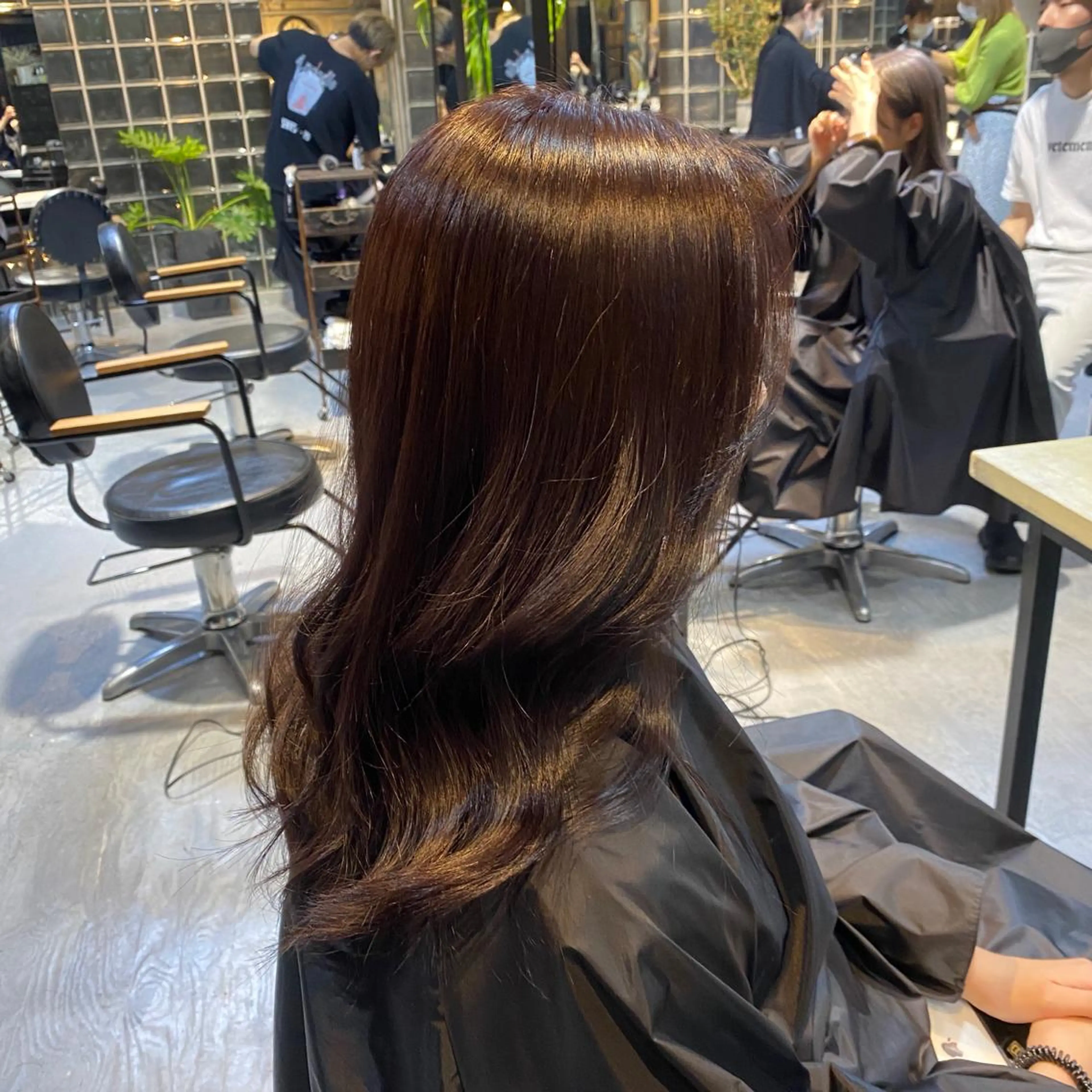 ミディアム ヘアカラー 山田 蓮のヘアスタイル