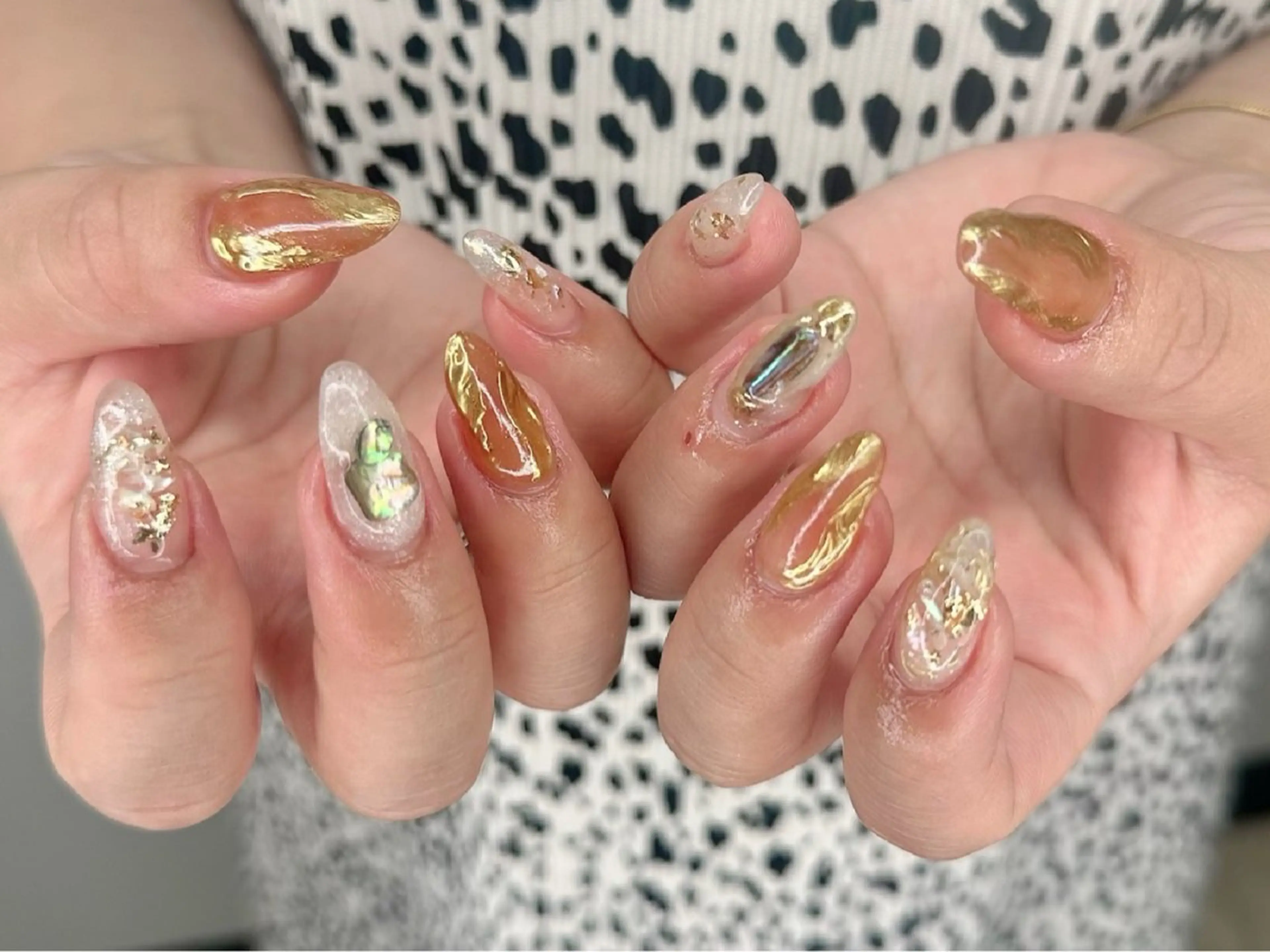 ネイル ニュアンスネイル Le Cre 🪽 Miyuki.のネイルデザイン