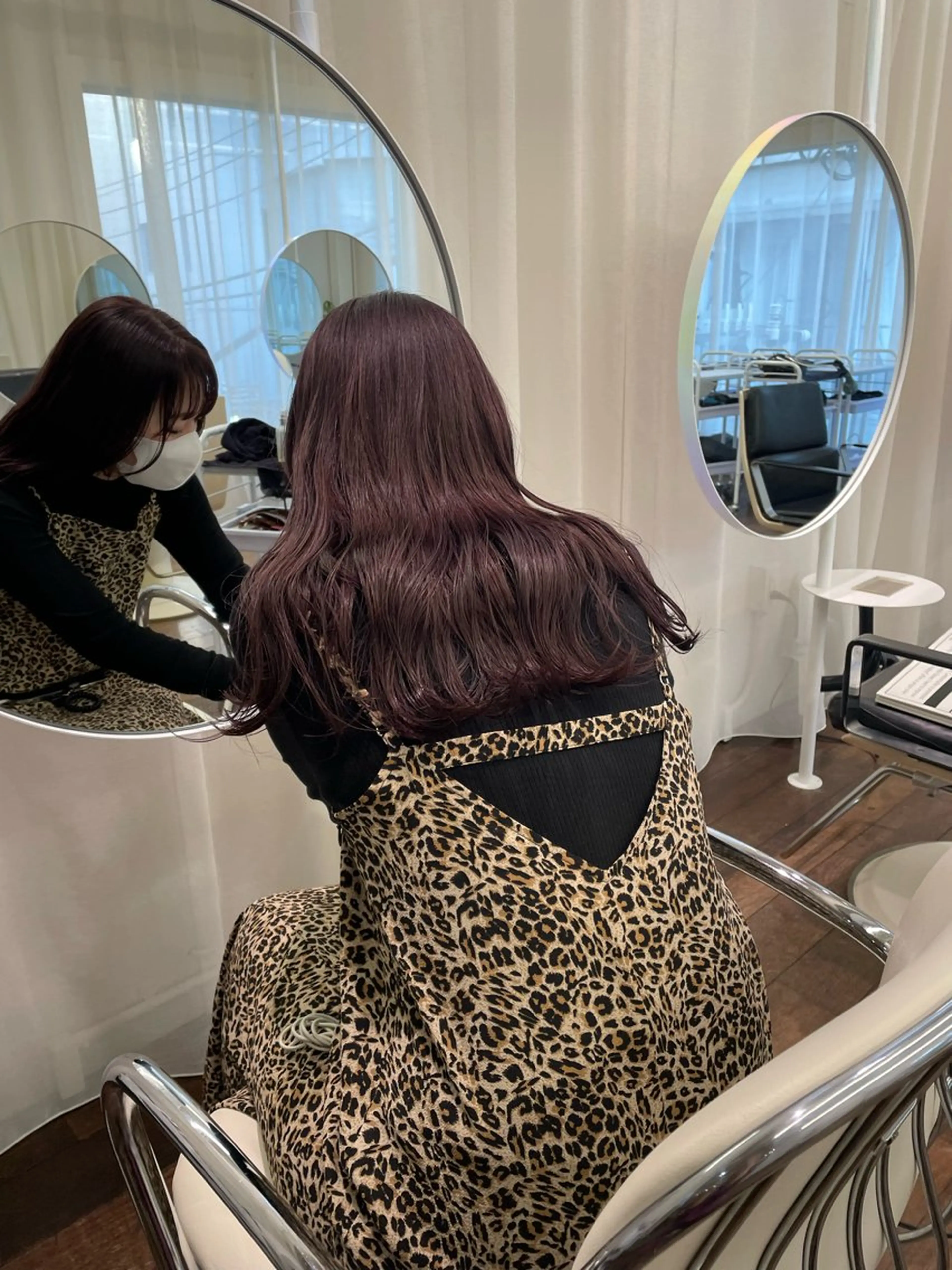 ロング カラー ブリーチ ダブルカラー ブリーチなしカラー ヘアカラー レイヤーカット🎀 kanaのヘアスタイル