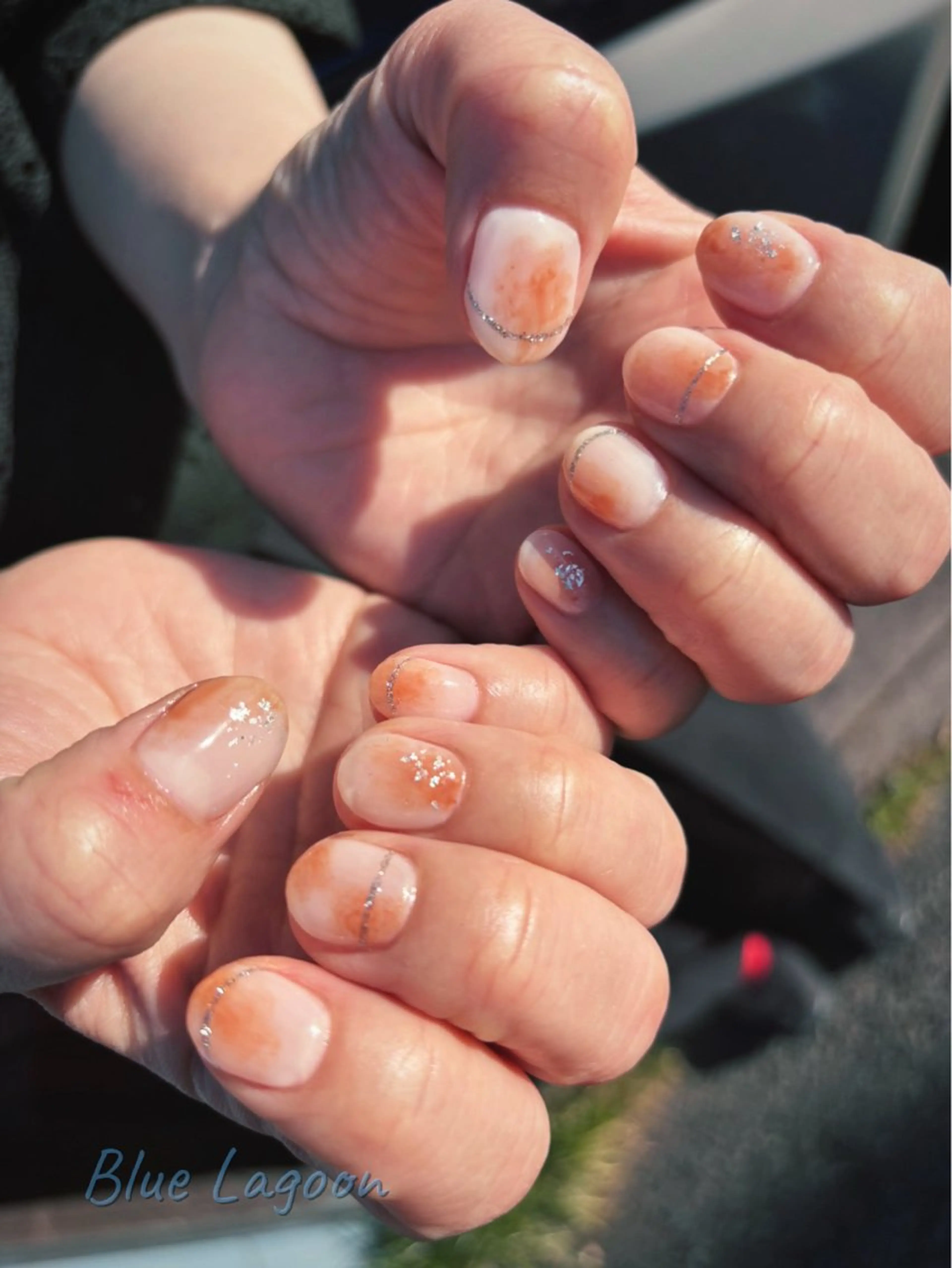ネイル BlueLagoon 🩵 KUMIのネイルデザイン