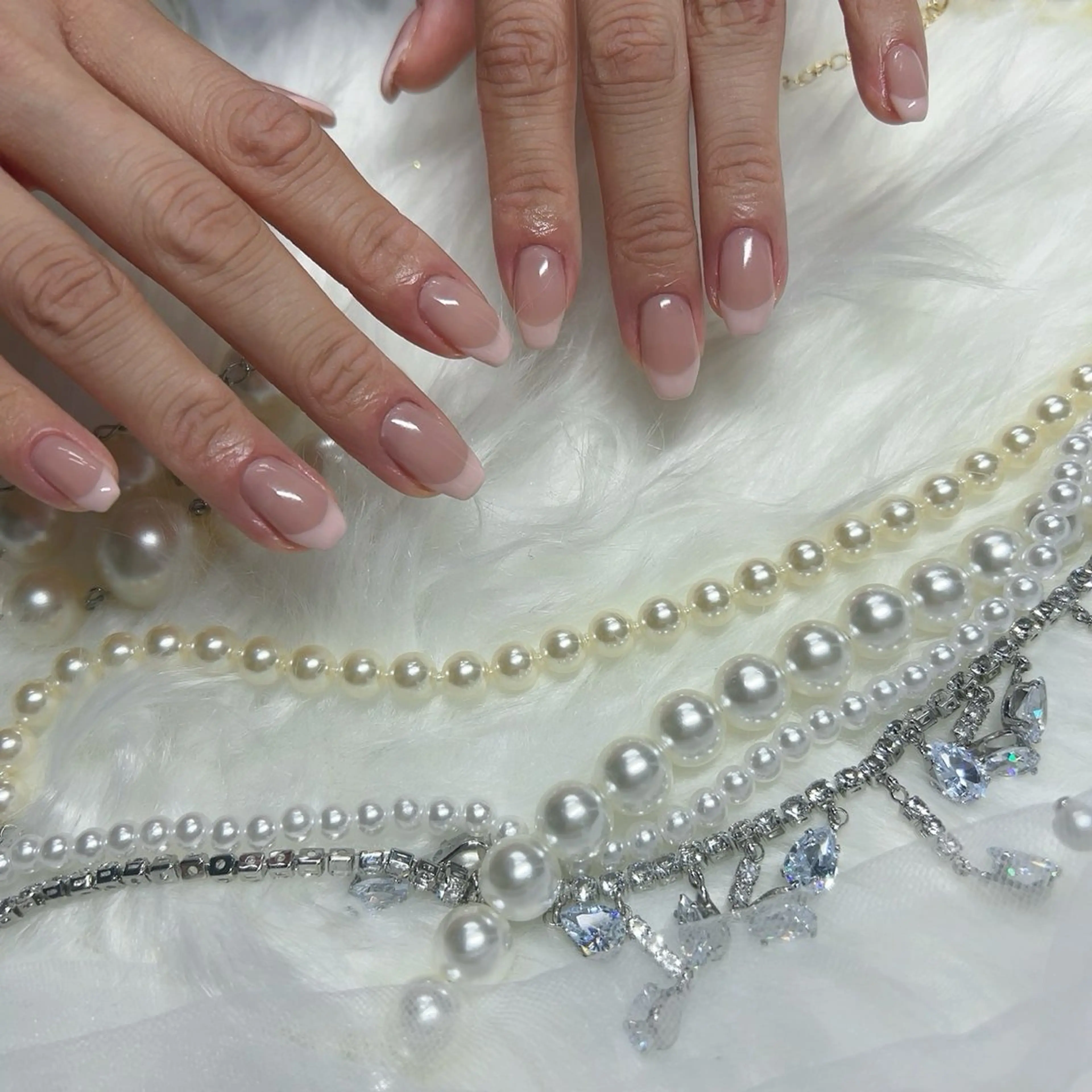 ネイル フレンチネイル オフィスネイル my nail plus野江内代のネイルデザイン