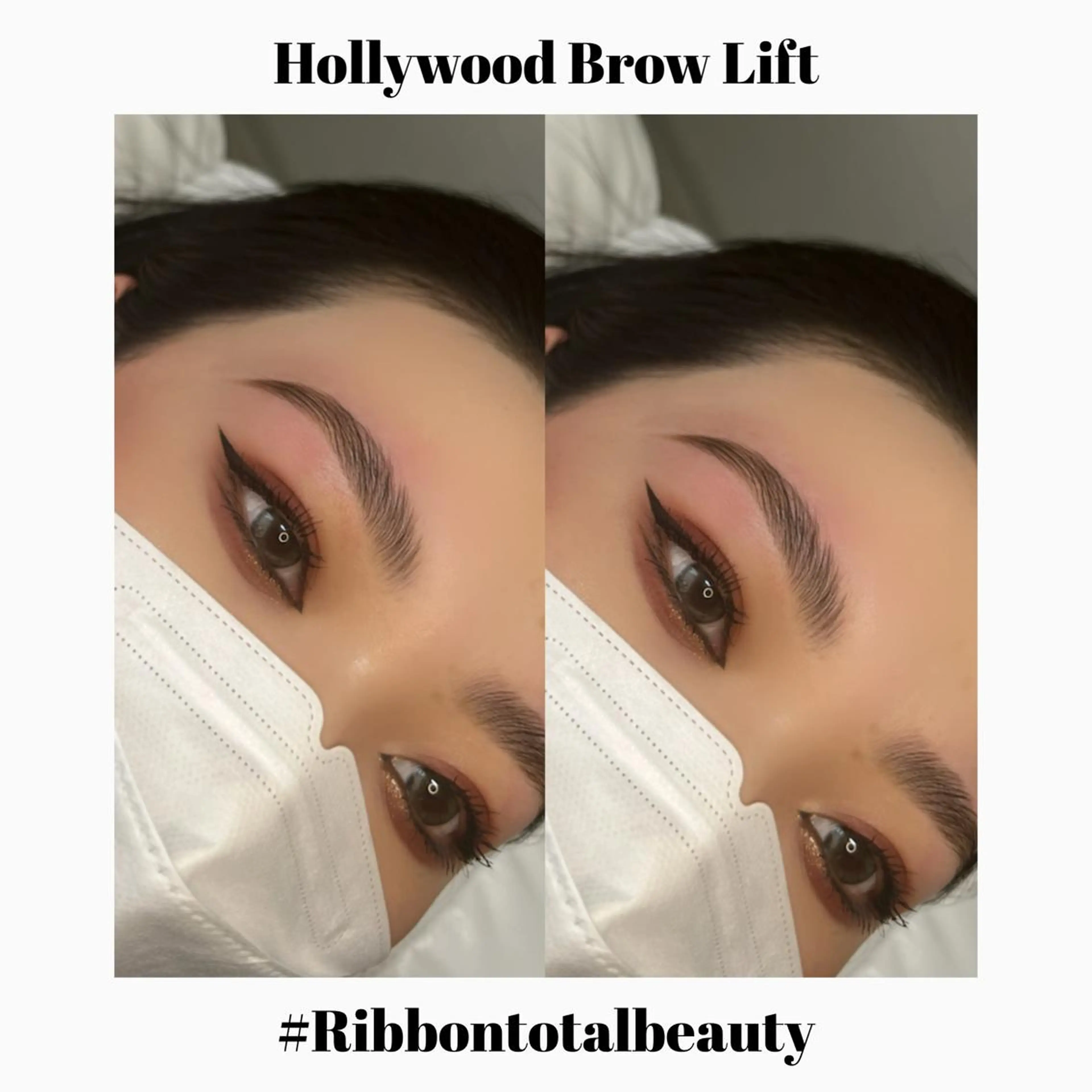 アイブロウ ハリウッドブロウリフト ワックス脱毛 その他(アイブロウ) Ribbon京都駅前店所属・KYOKO 🖤の眉毛・アイブロウイメージ