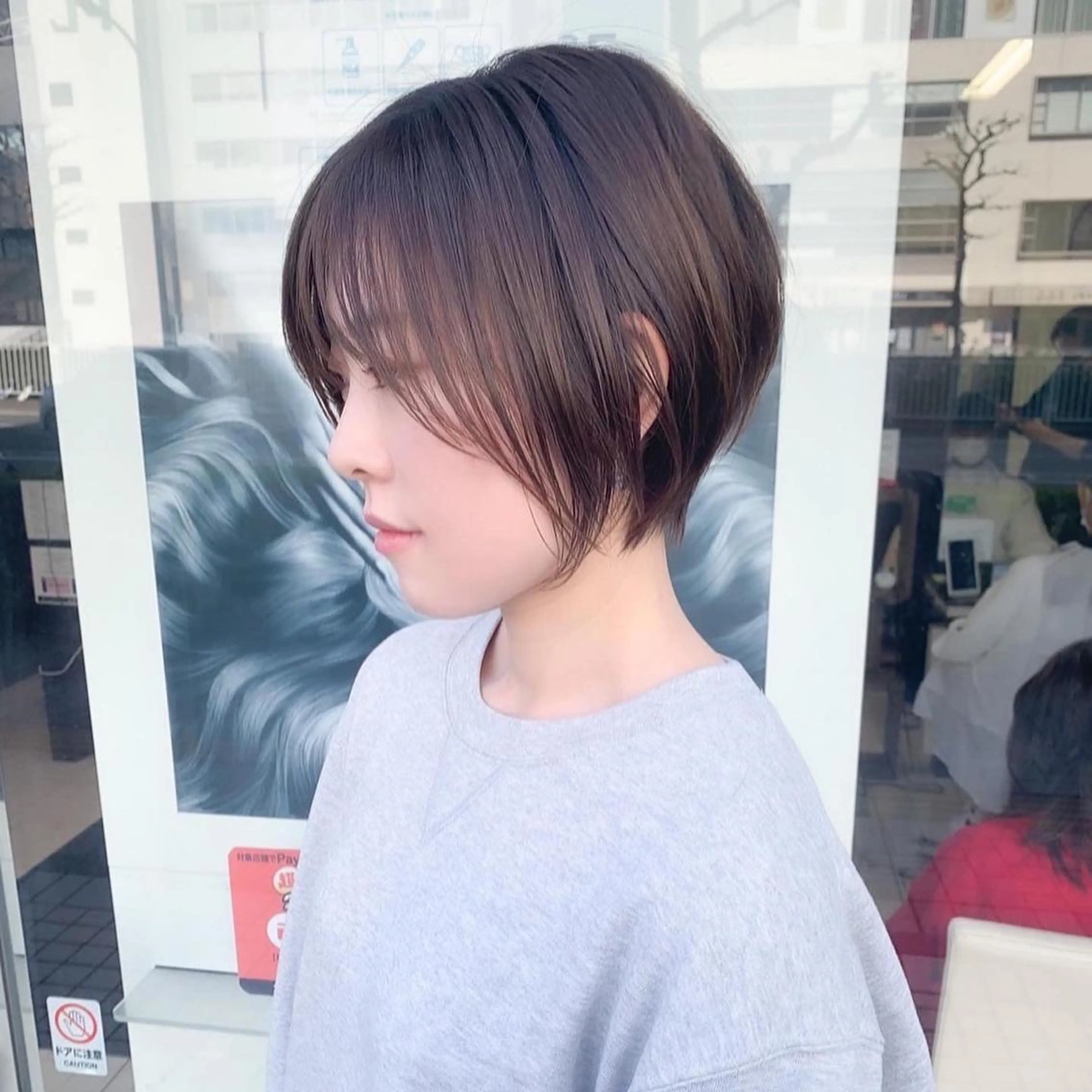 【💎シンプル💎】✂︎整形級に小顔にします 小顔ショートカット+顔周り縮毛矯正の写真