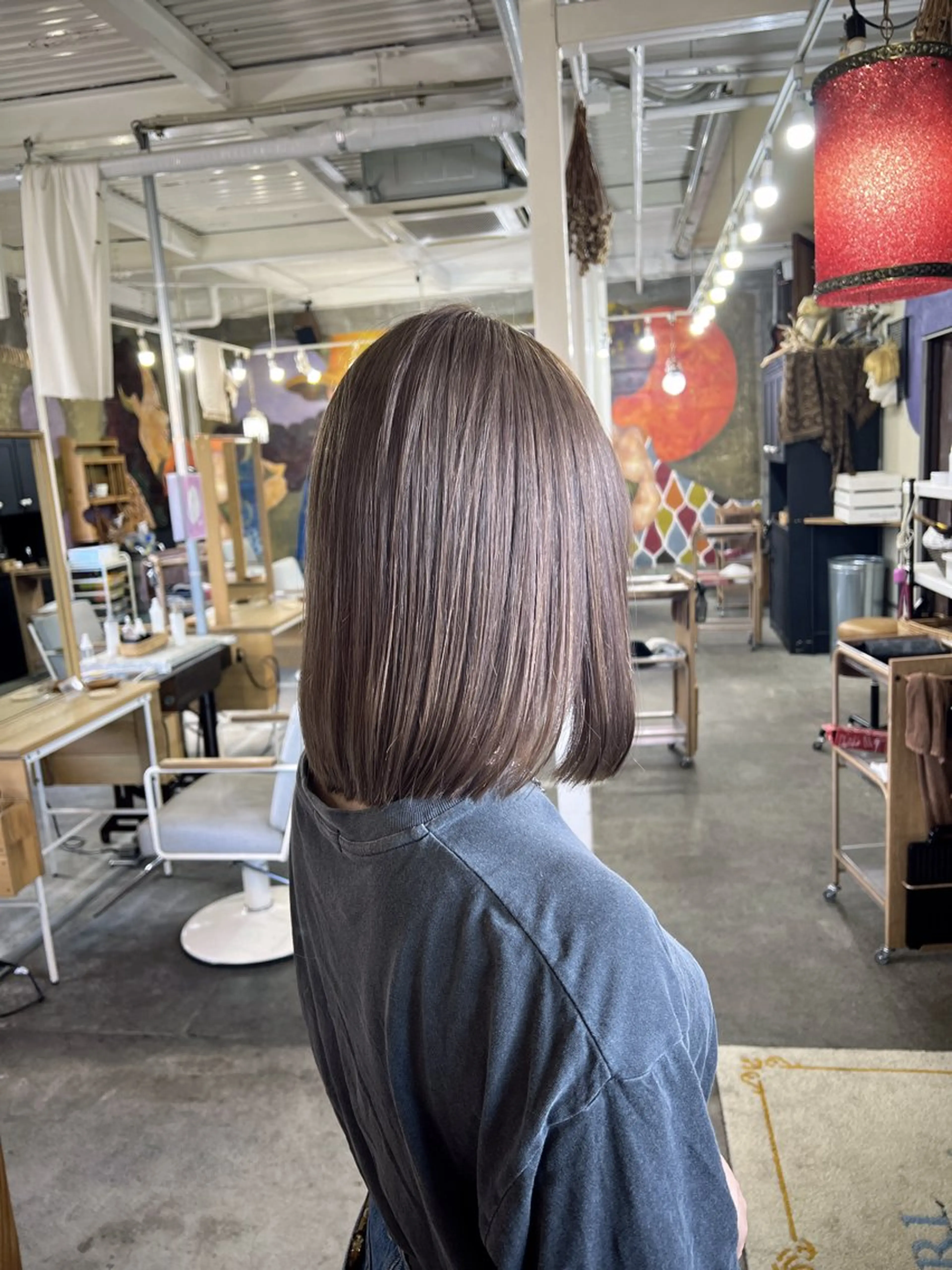 ミディアム カラー カット ヘアカラー トリートメント 【YUIMARL】 TATSUYAのヘアスタイル