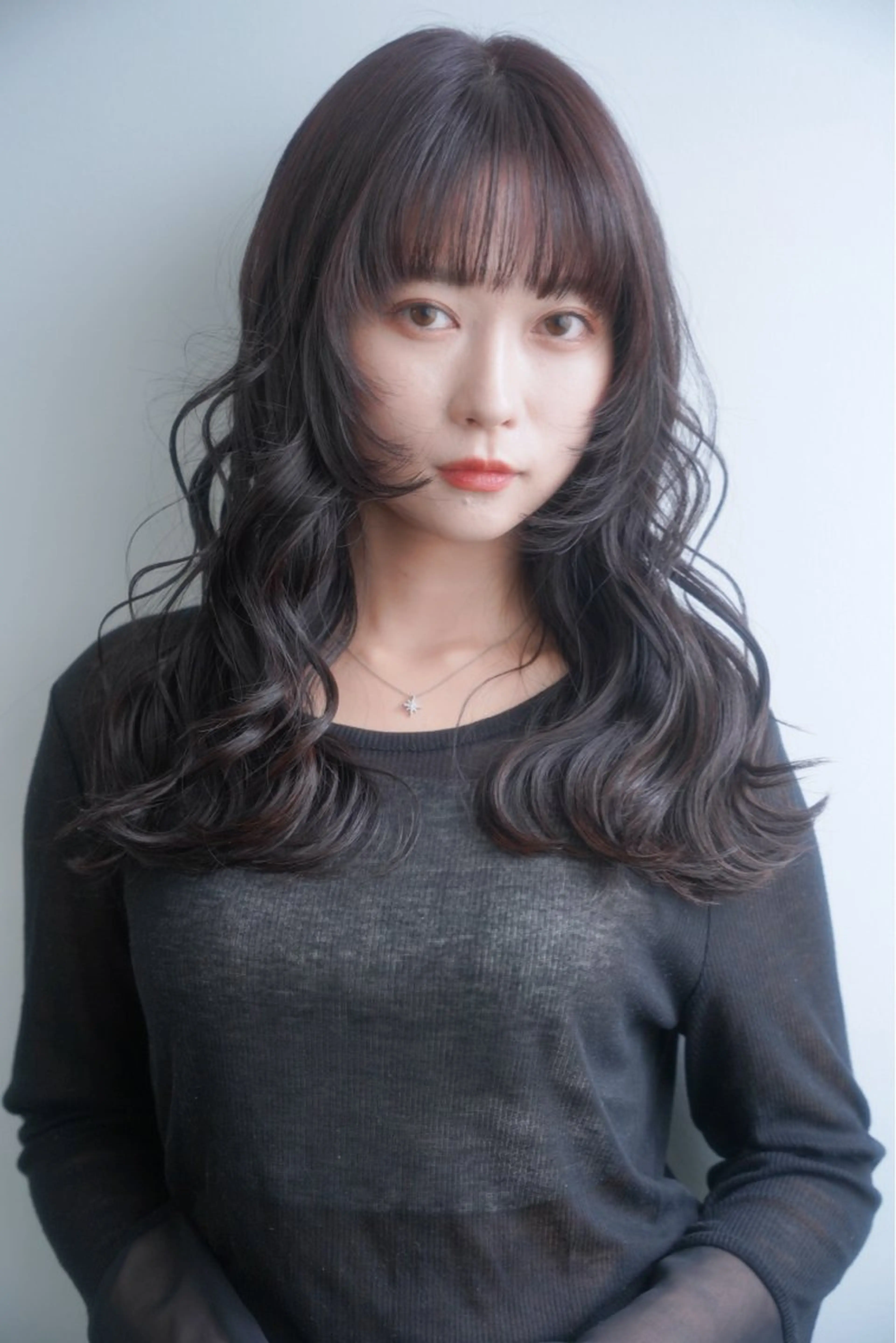 ロング カット 🌸韓国ヘア・ 艶カラー🎀安井🌸のヘアスタイル