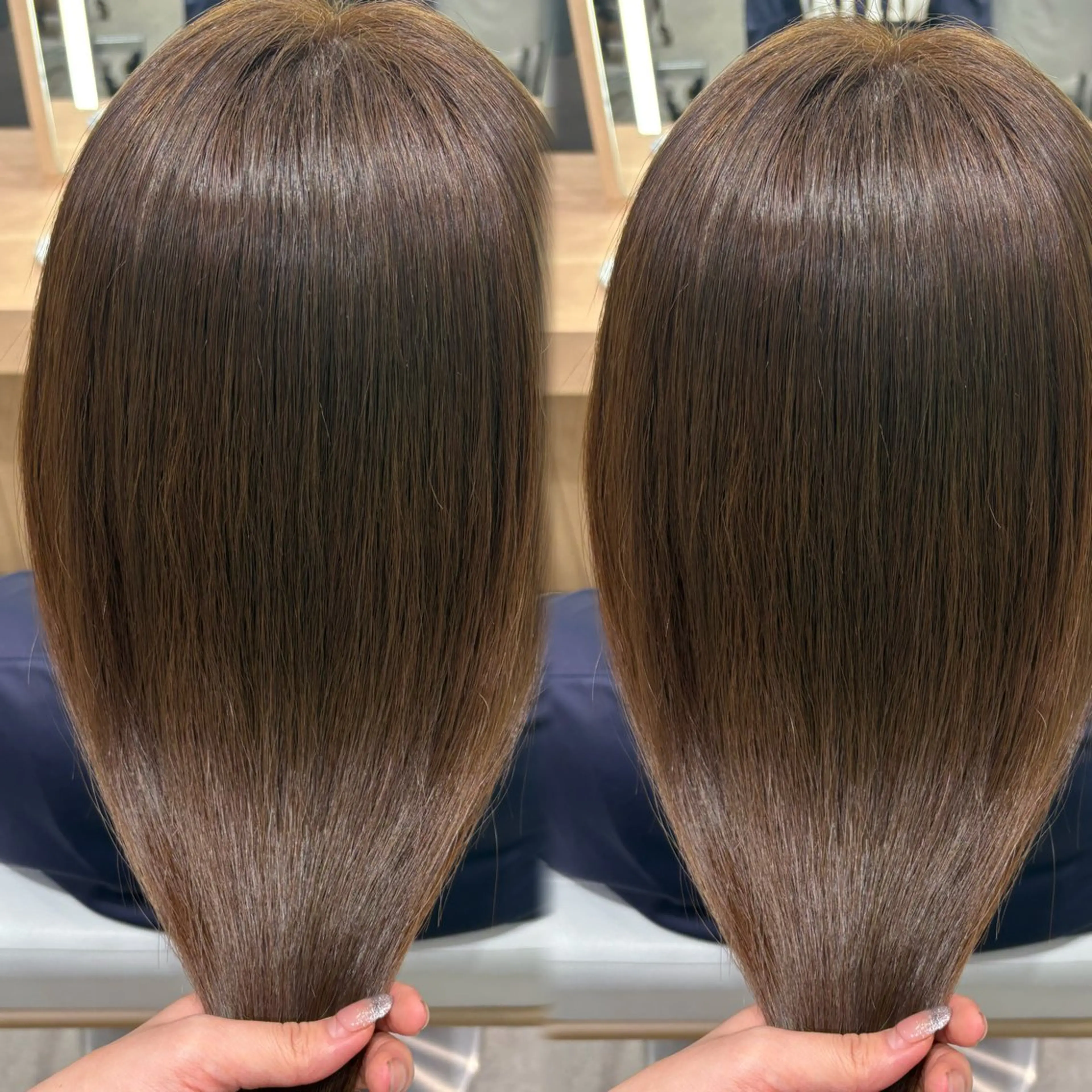 ロング ヘアカラー 美髪縮毛矯正/ ケアカラー🍓KAEのヘアスタイル