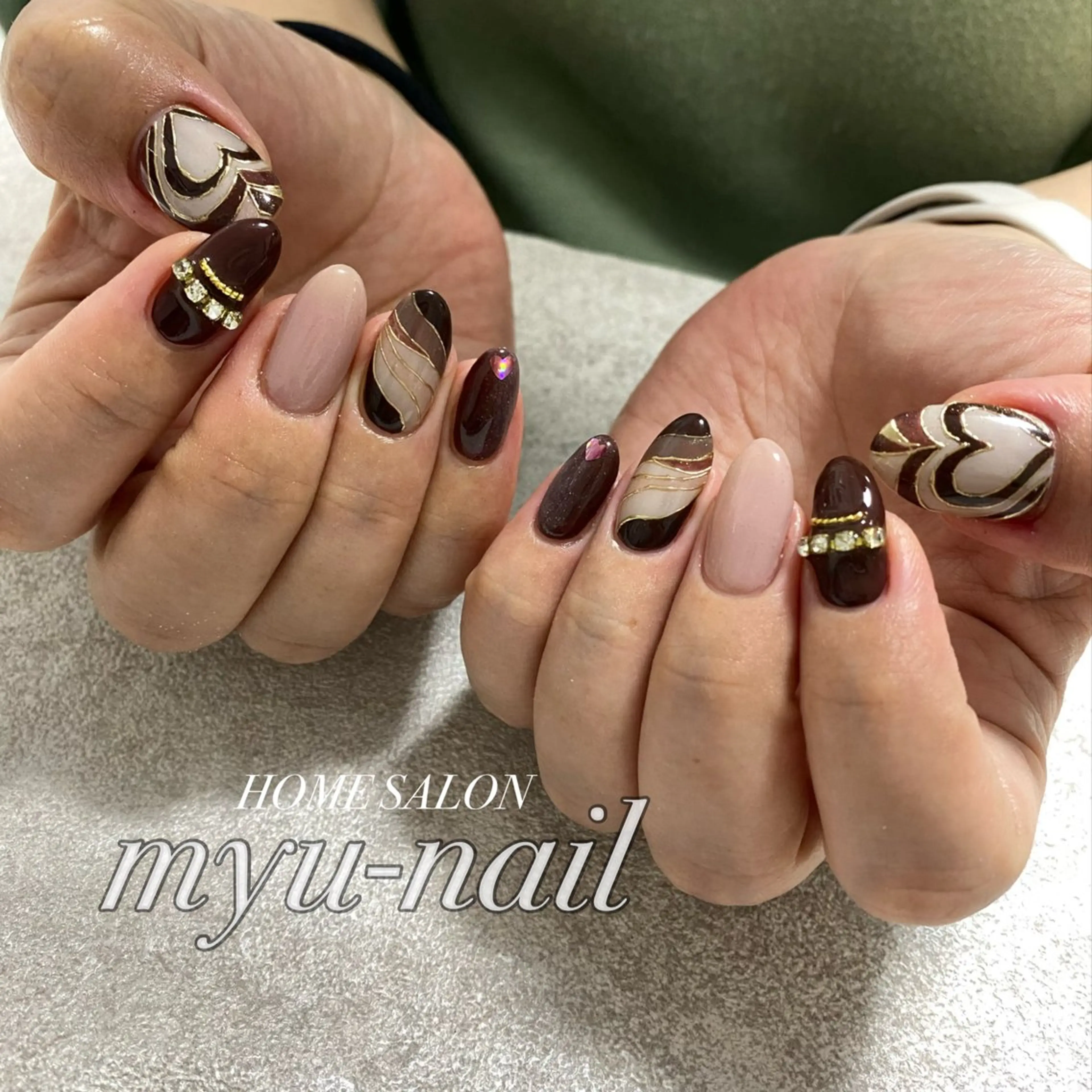 ネイル ホームサロン myu-nailのネイルデザイン