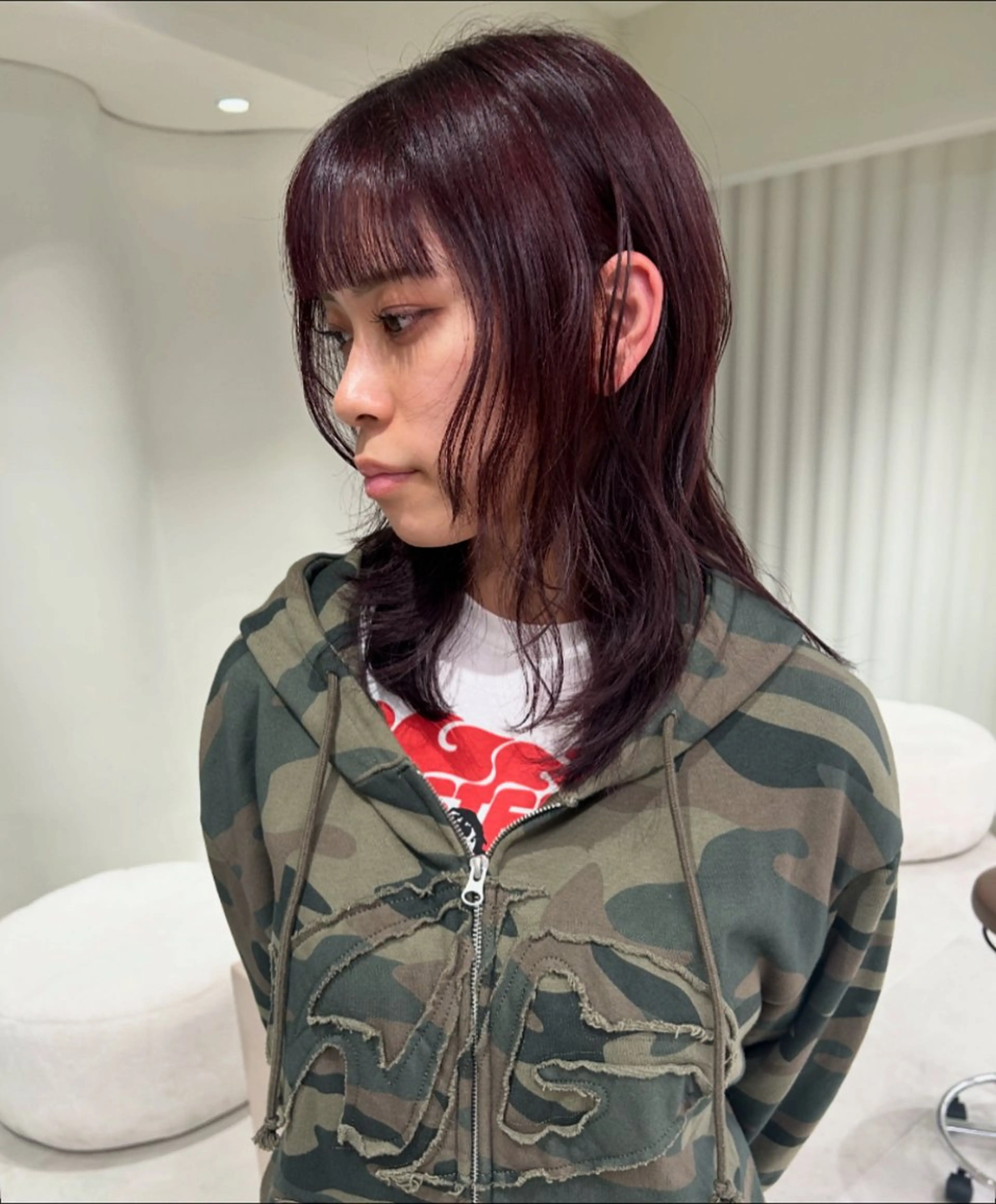 ショート カラー レイヤーカット カット ヘアカラー 丸みショート /NAGISAのヘアスタイル