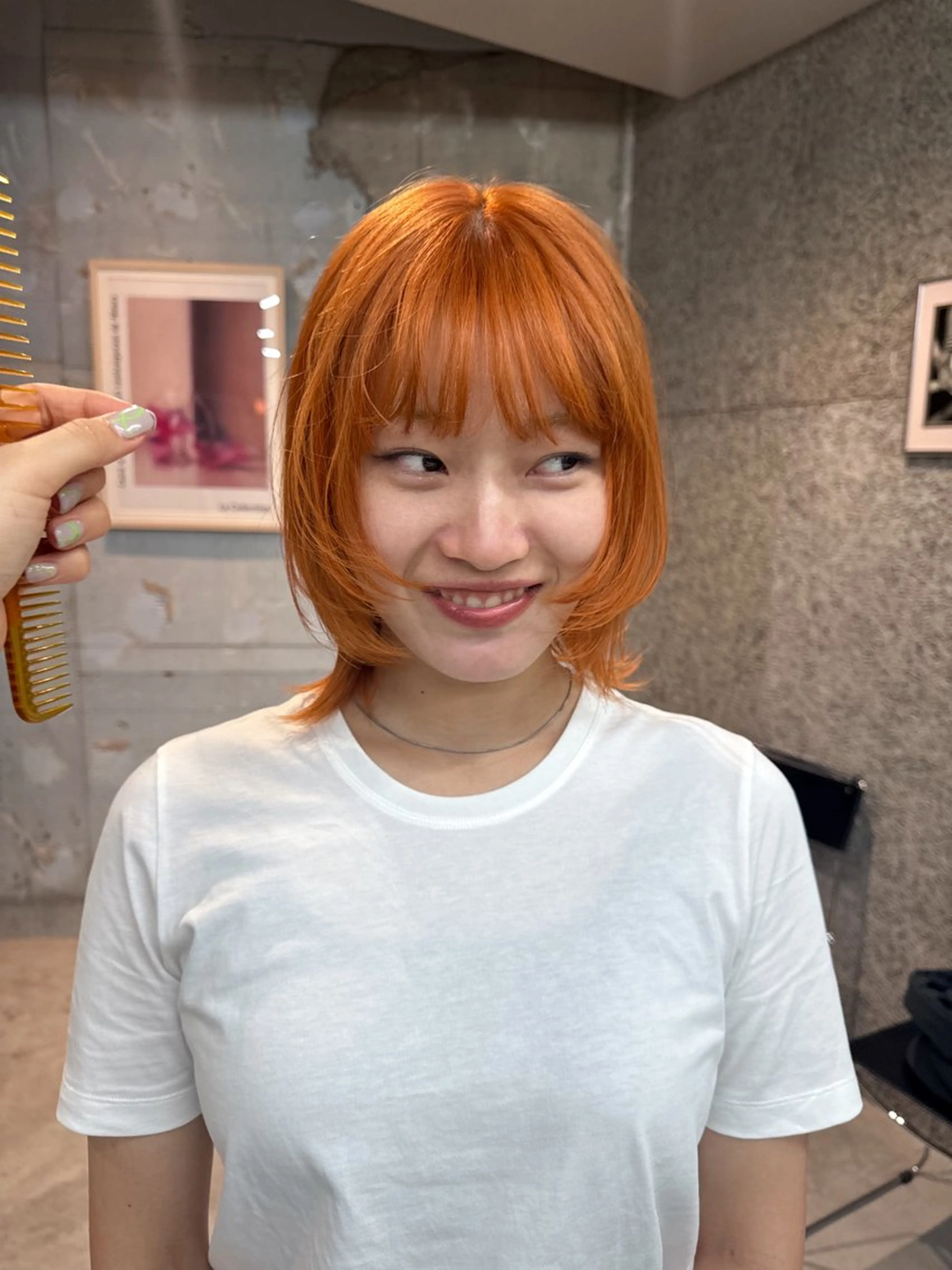 ミディアム カラー パーマ ヘアアレンジ メンズ casey mayuのヘアスタイル
