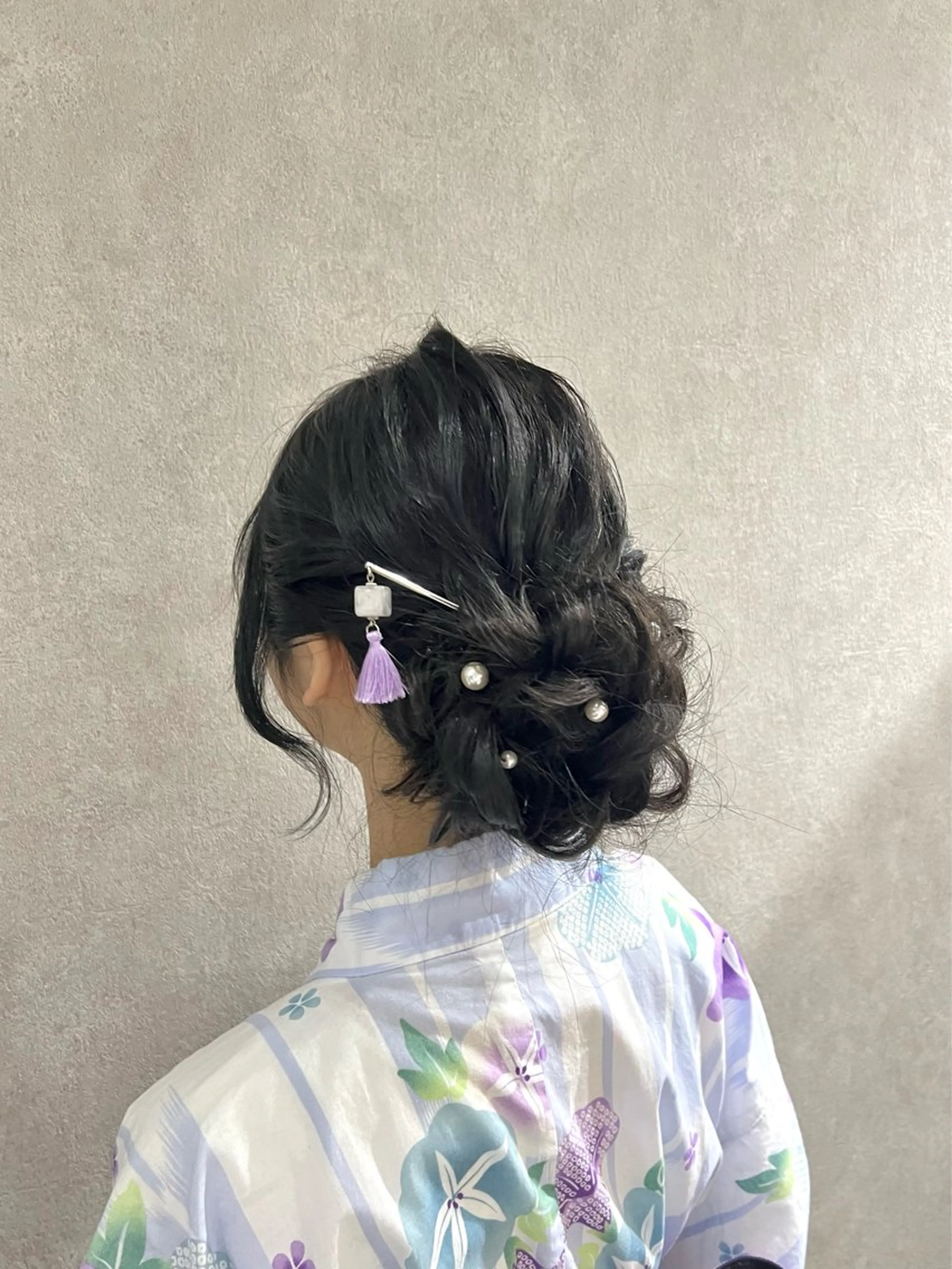 浴衣着付け👘 ♡➕ヘアセットの写真
