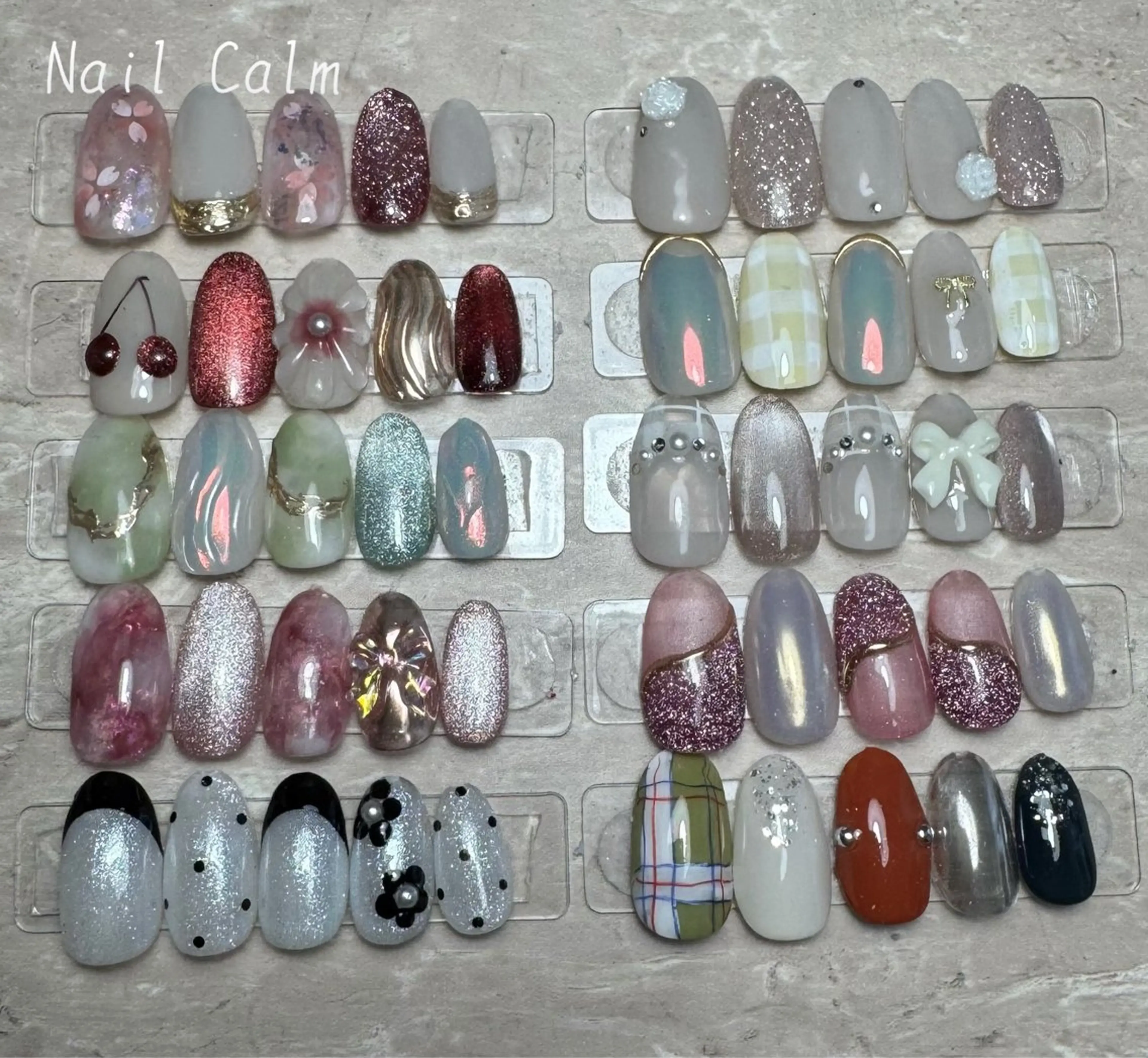 ネイル アートネイル 春ネイル ハンドネイル Nail Calm所属・プライベートサロン Calmのネイルデザイン