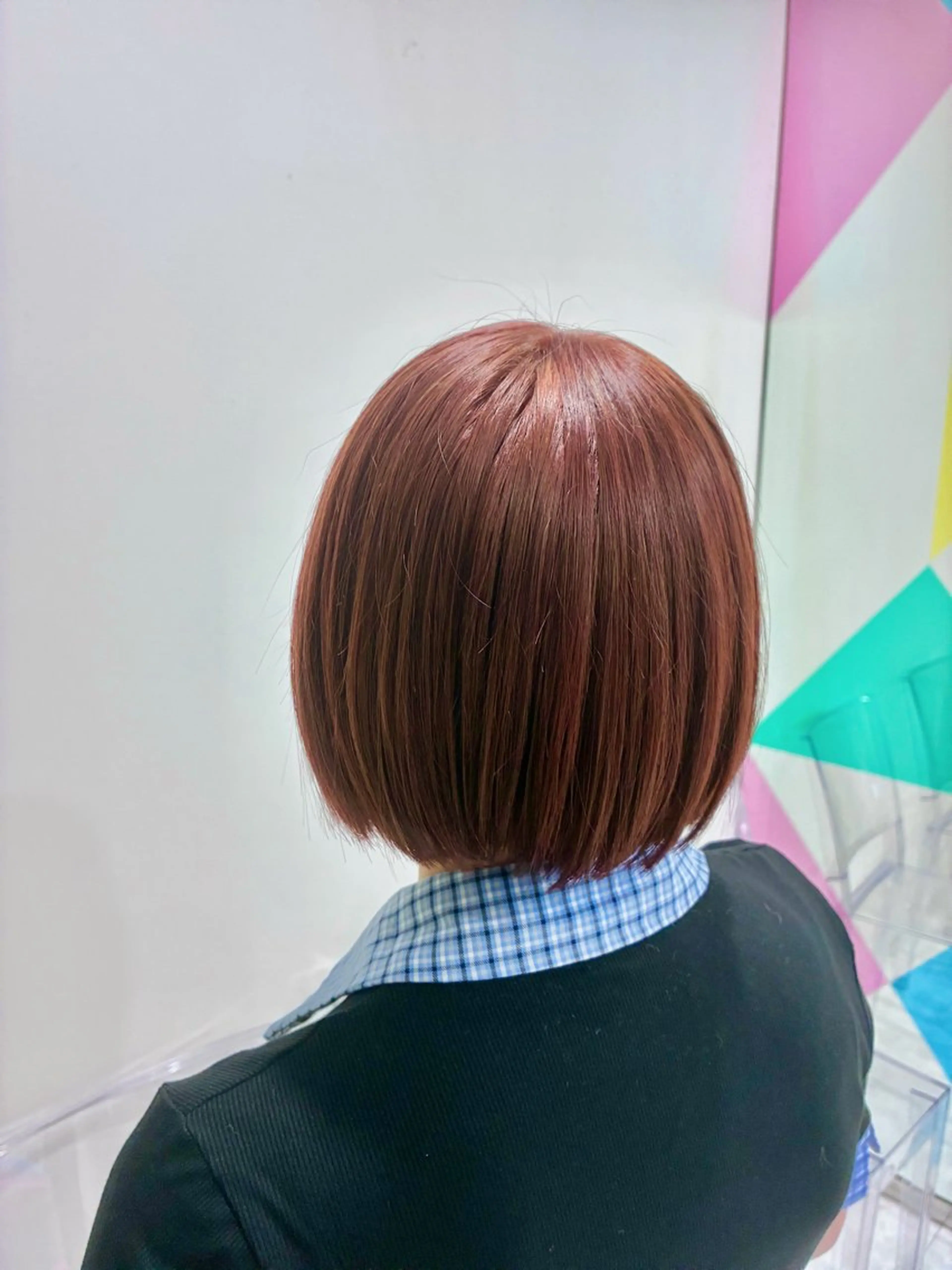 ショート うる艶カラー🍓 モデル募集🍓海音のヘアスタイル