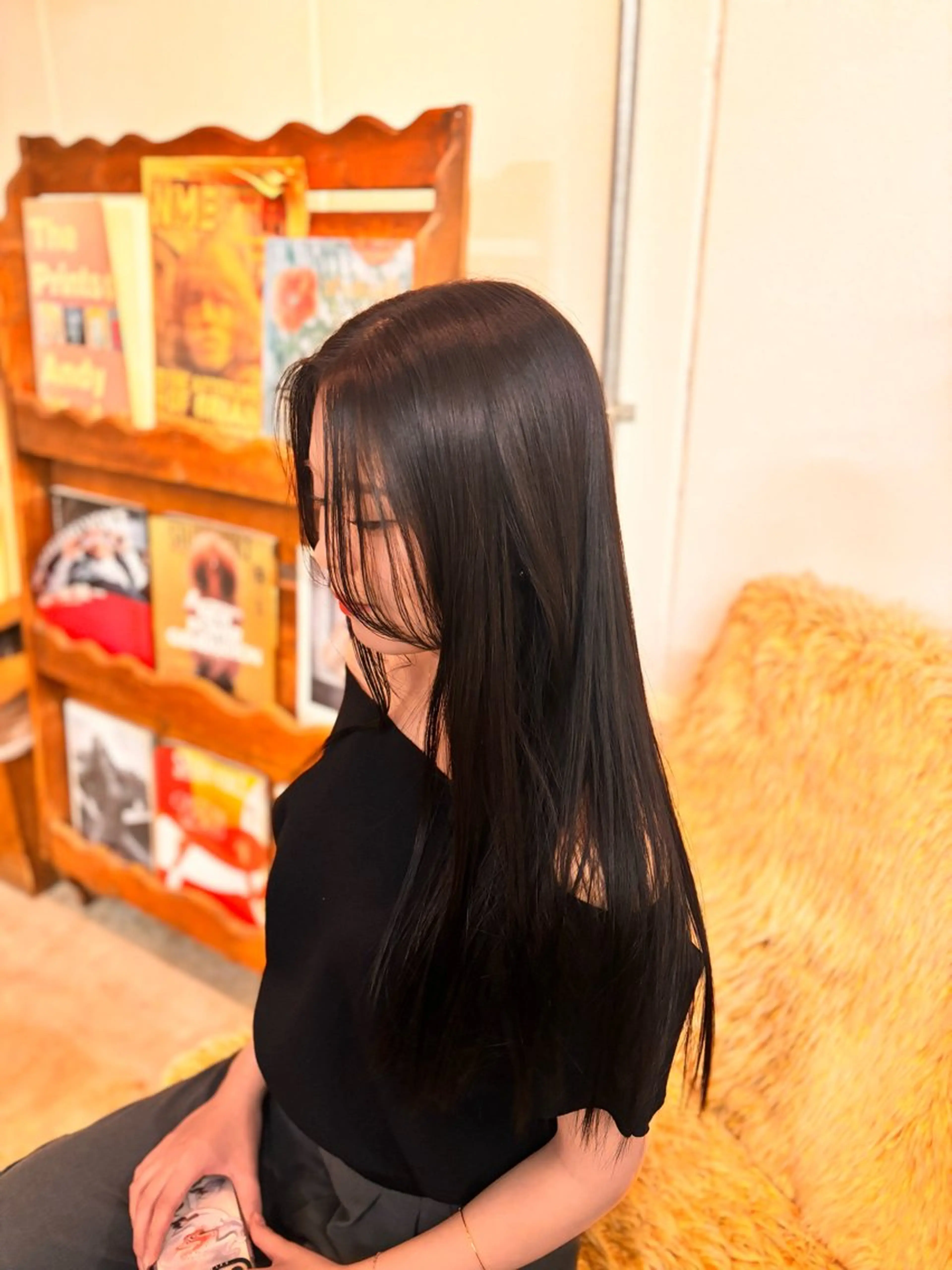 ロング ヘアカラー drop所属・森川 仁のヘアスタイル