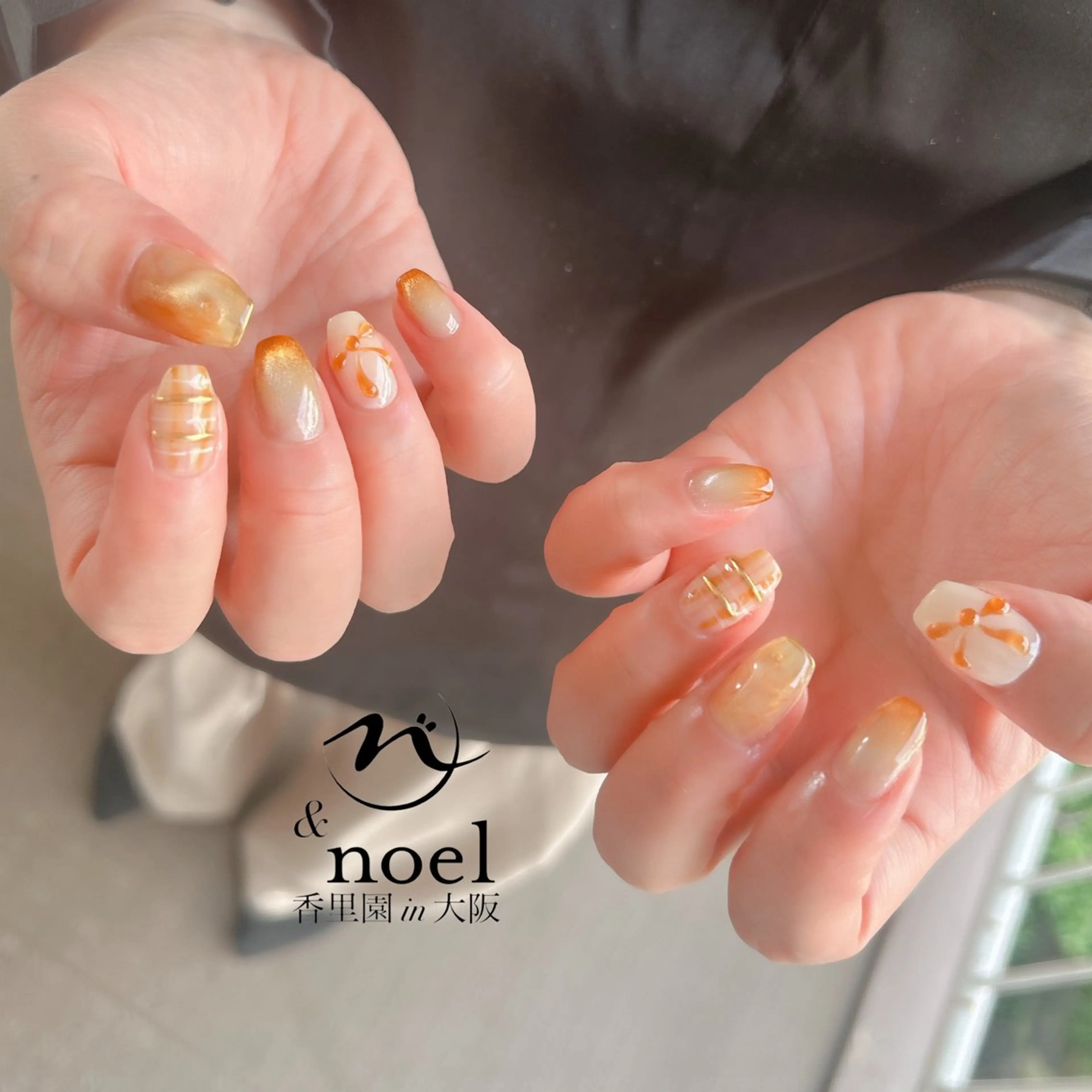 ネイル ハンドネイル Nailsalon  &Noel所属・もも 🍑のネイルデザイン
