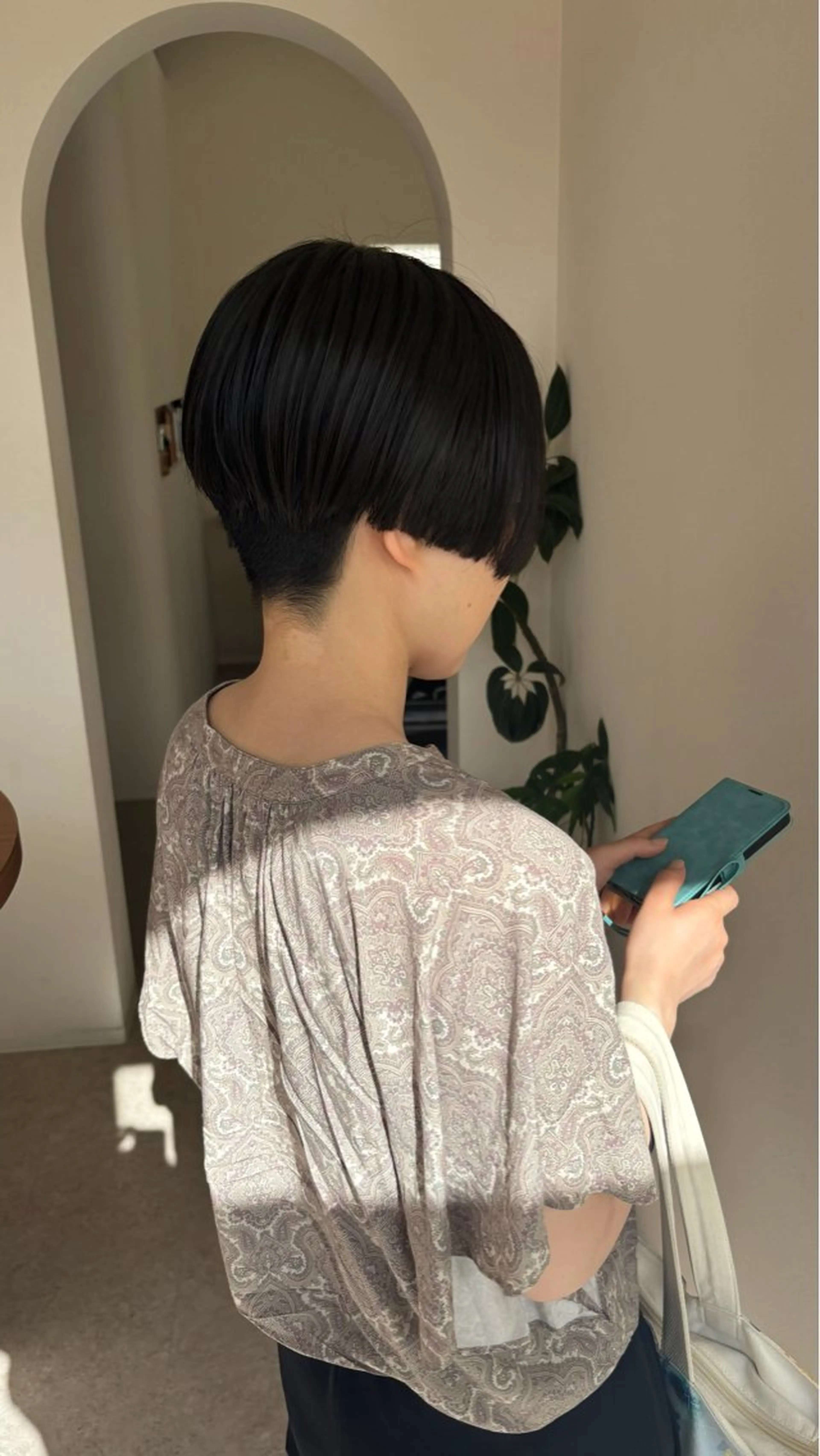 ショート カット トリートメント 能勢 莉里花のヘアスタイル