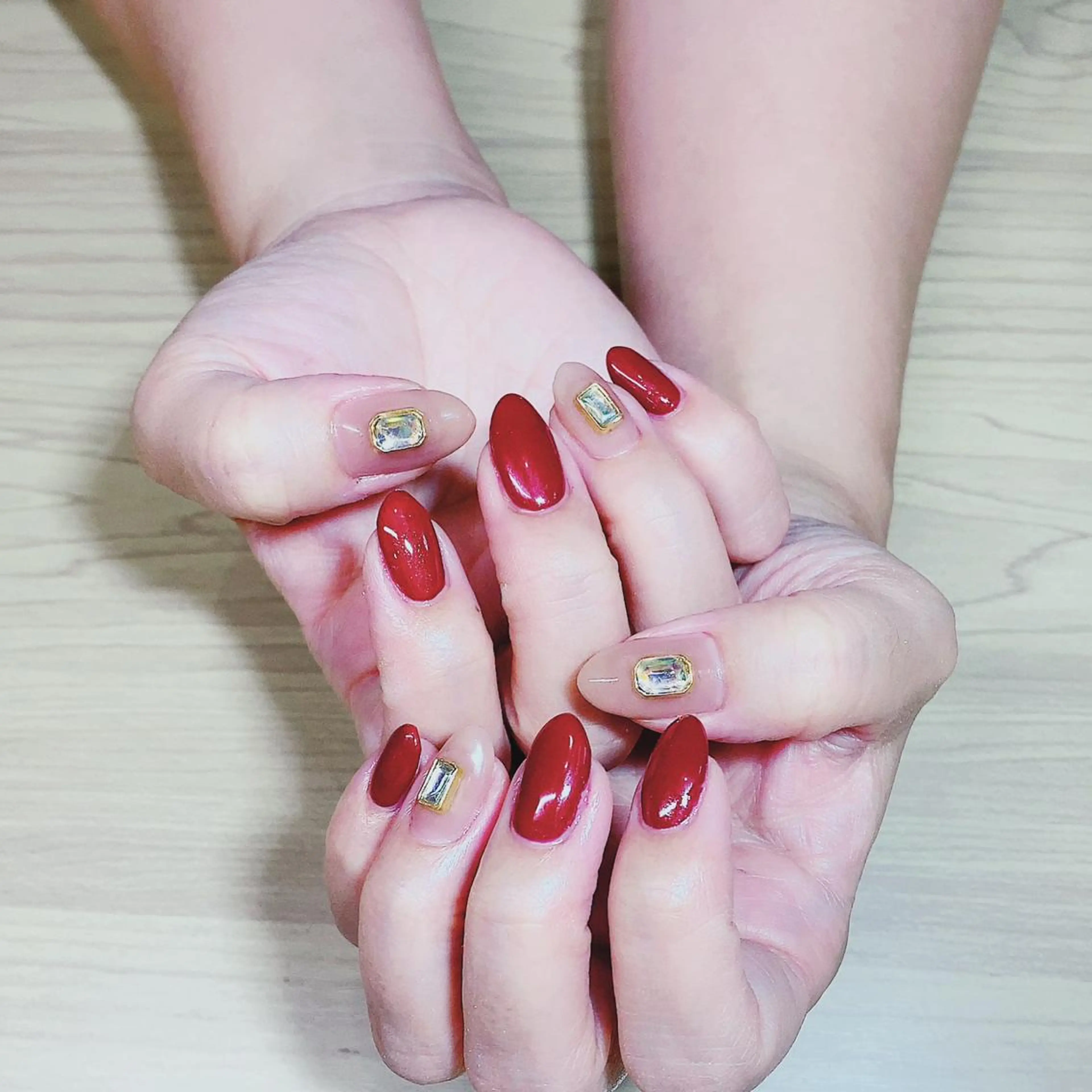 ミディアム カラー ネイル 夏ネイル NailbyN所属・Nail_by N1のネイルデザイン