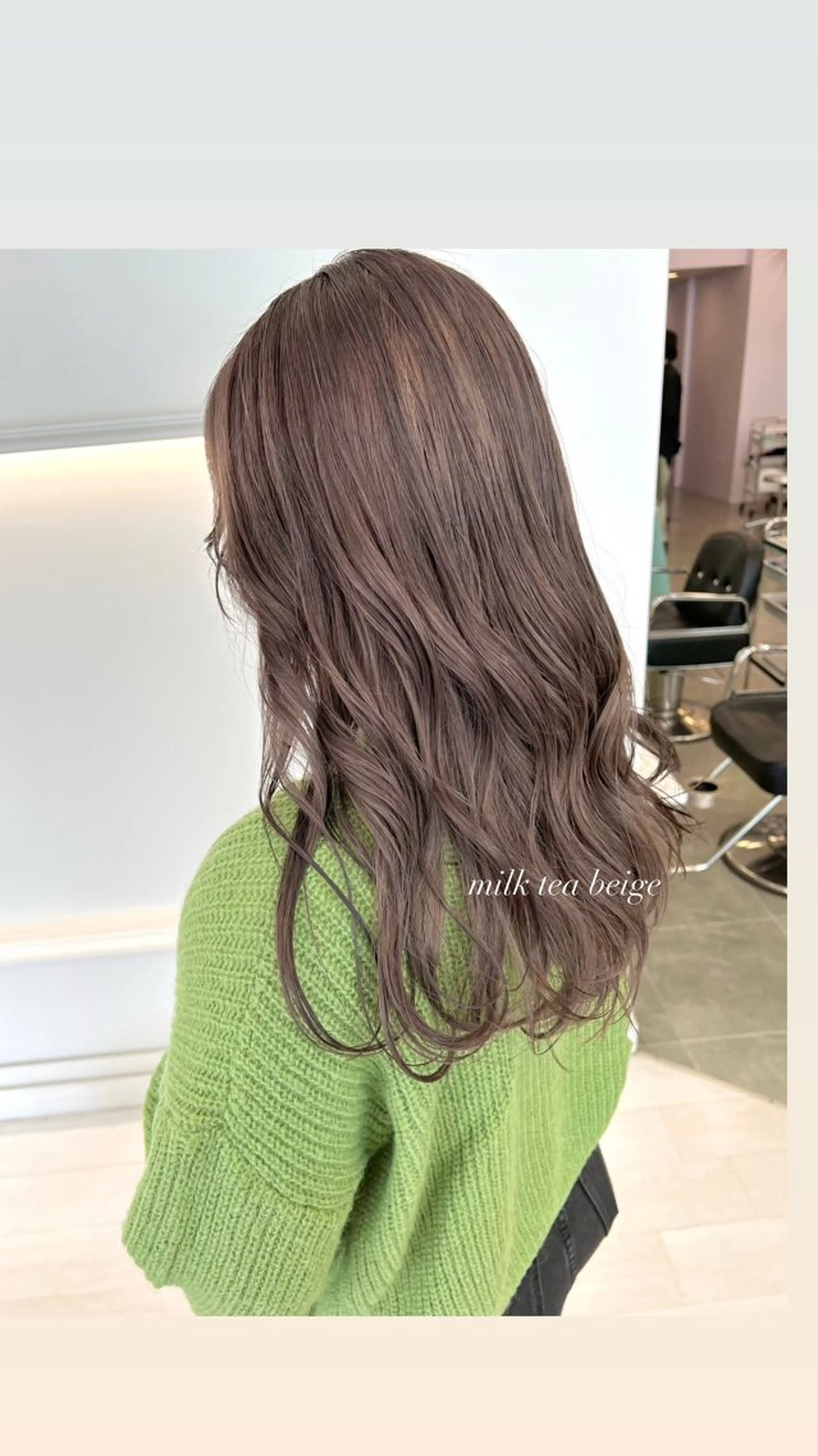 ロング ヘアカラー ParveMix 宮﨑 梨里のヘアスタイル