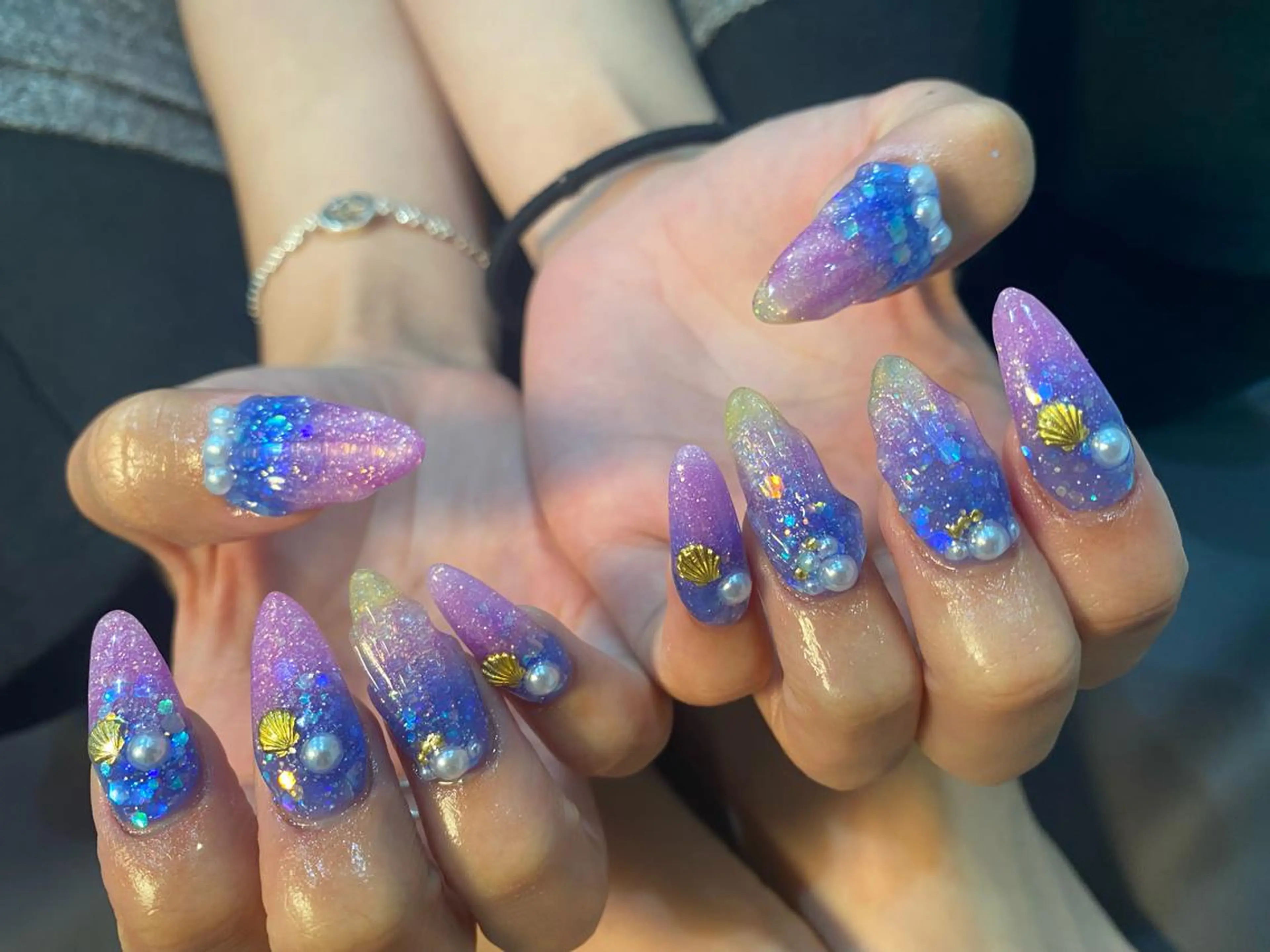 ロング ネイル nail salon azuのネイルデザイン