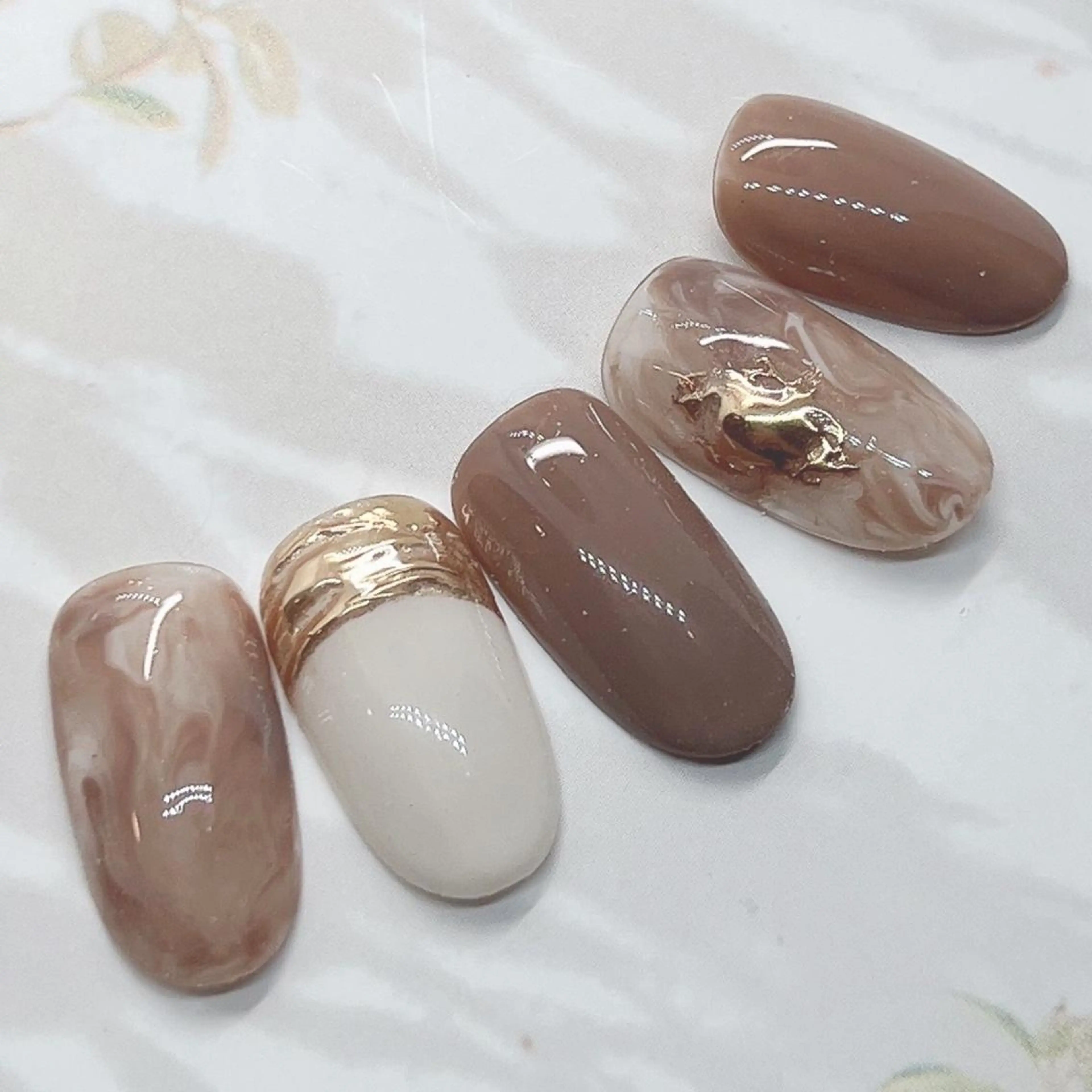 ネイル Ron's nail 笹岡のネイルデザイン