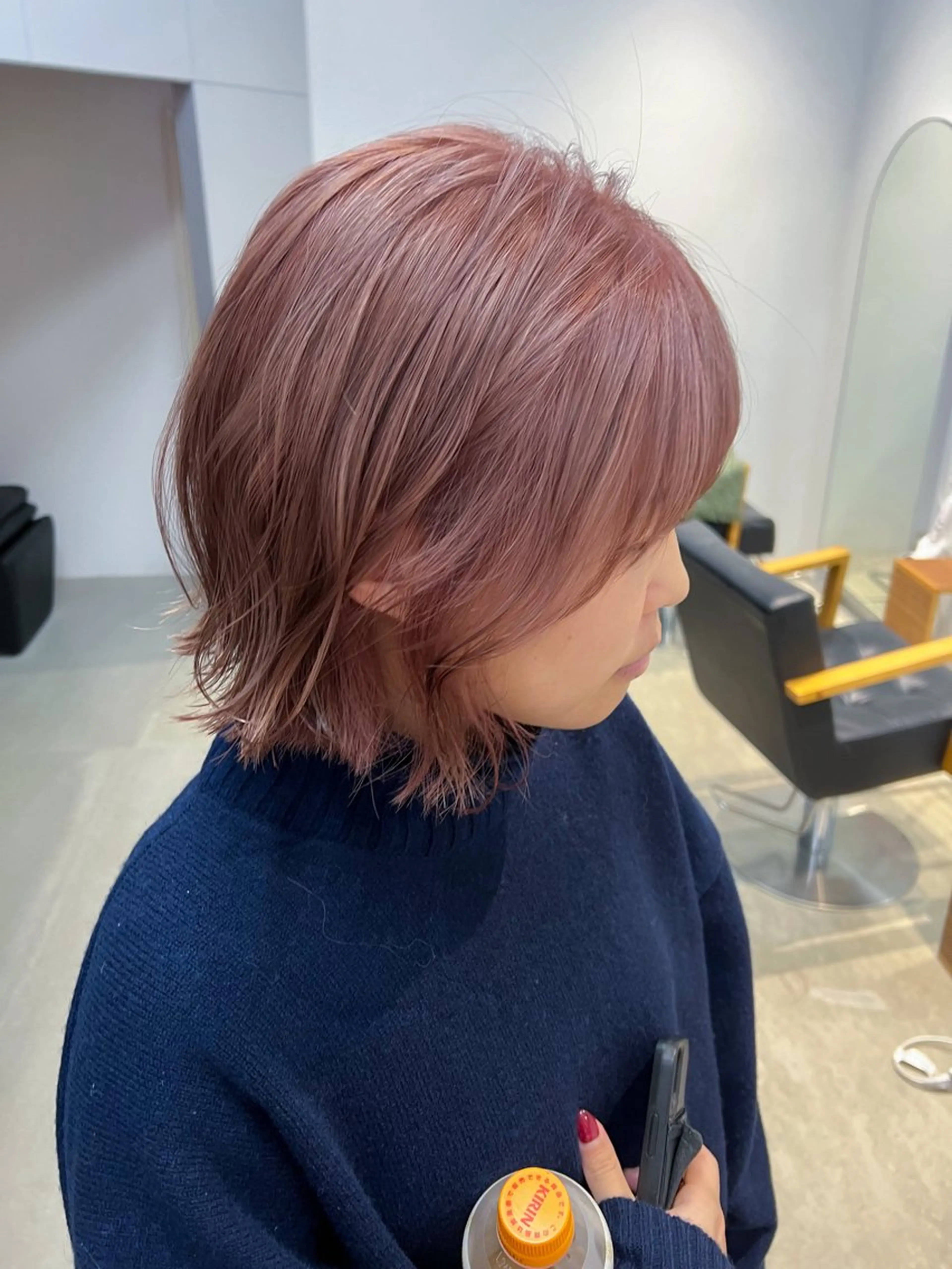 ショート カラー ヘアカラー トリートメント le'a所属・谷町/Le'a /竹原詩緒奈のヘアスタイル