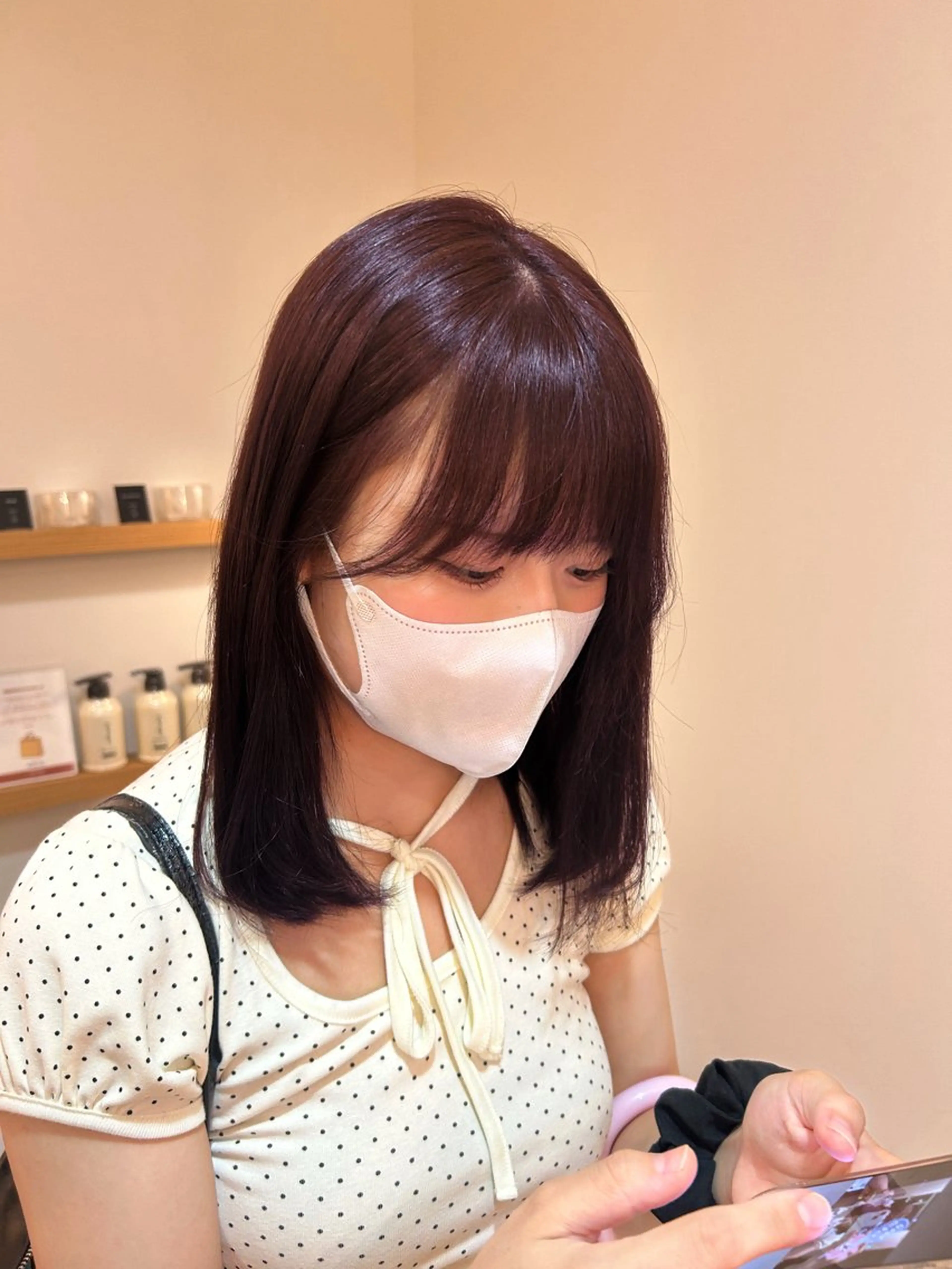 カラー ヘアカラー トリートメント 透け感color 🫧ruko🌿銀座のヘアスタイル