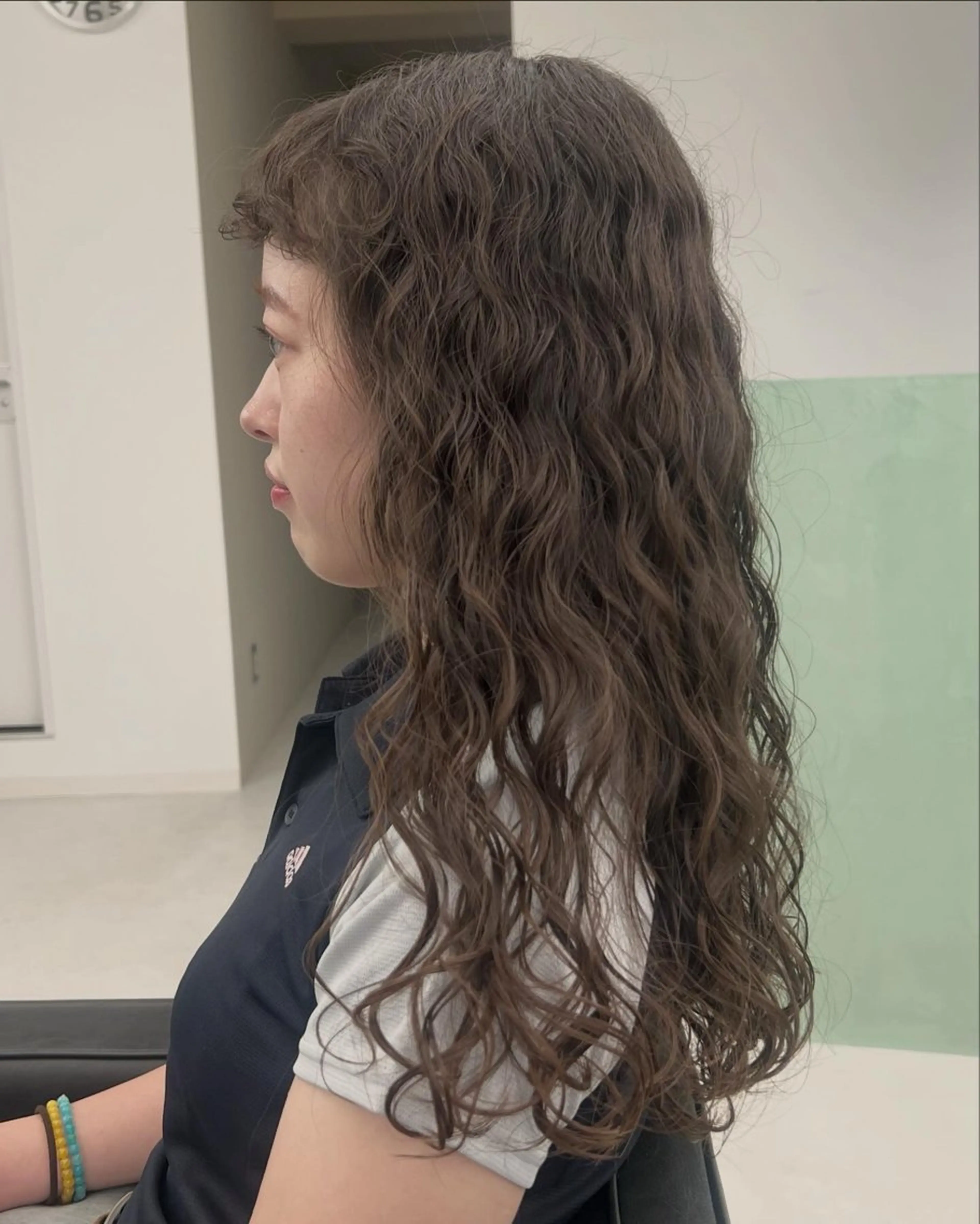 ロング カラー カット パーマ 表参道/髪質改善・ 透明感 colorのヘアスタイル