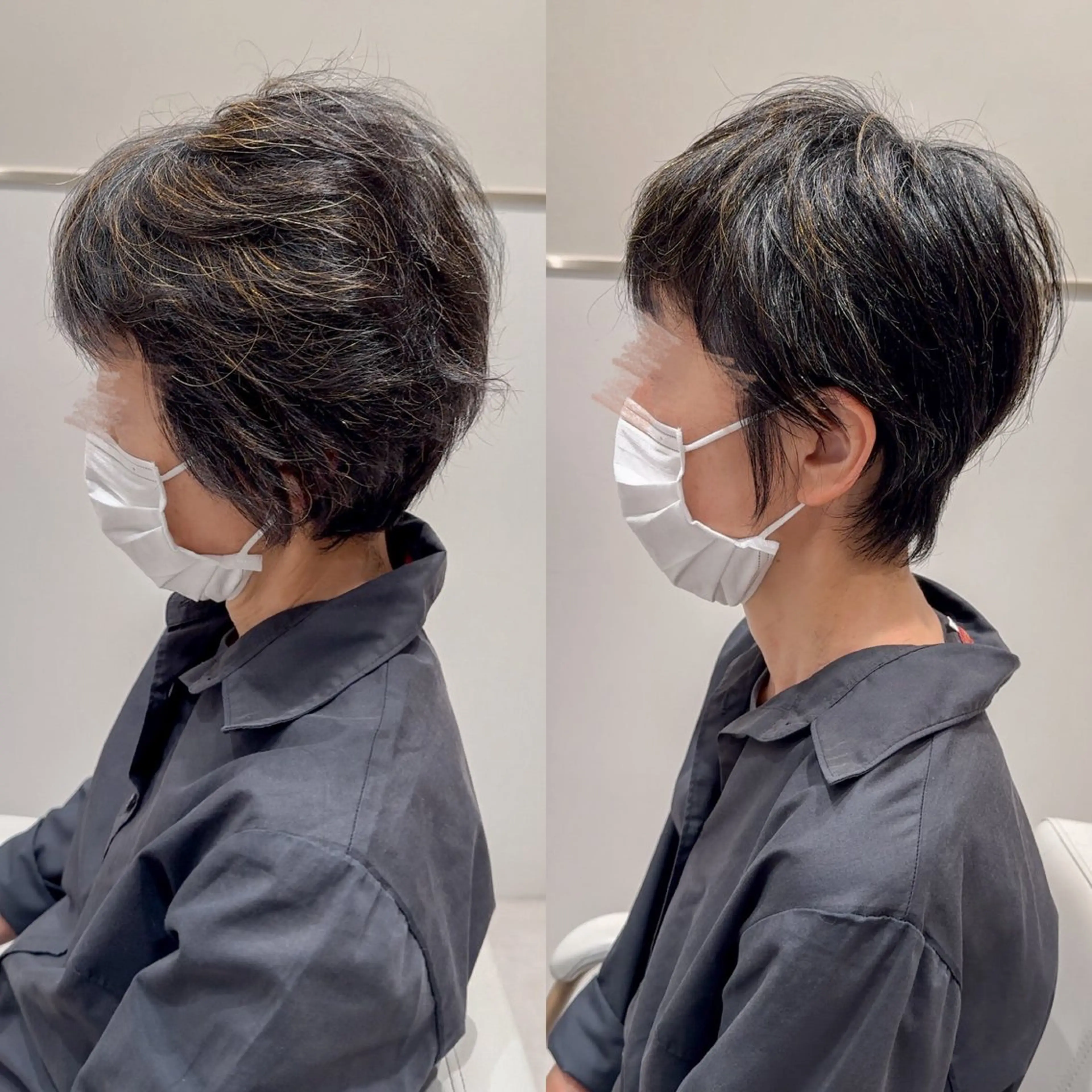 ショート くびれショート/パー マ/🐬永井瑠栞🐬のヘアスタイル