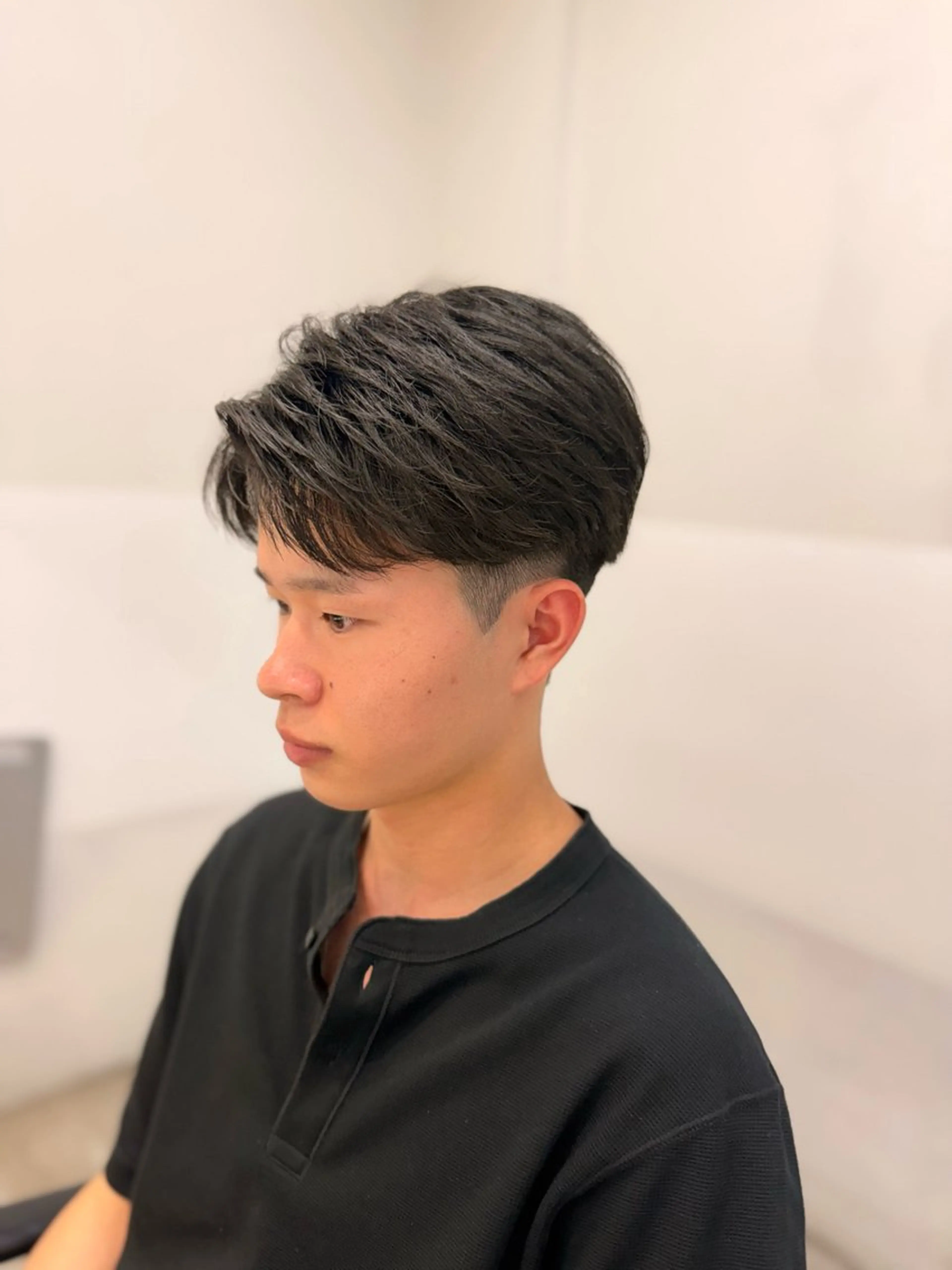 パーマ メンズ カット パーマ メンズパーマ&メンズ ショートの職人/岡田のヘアスタイル