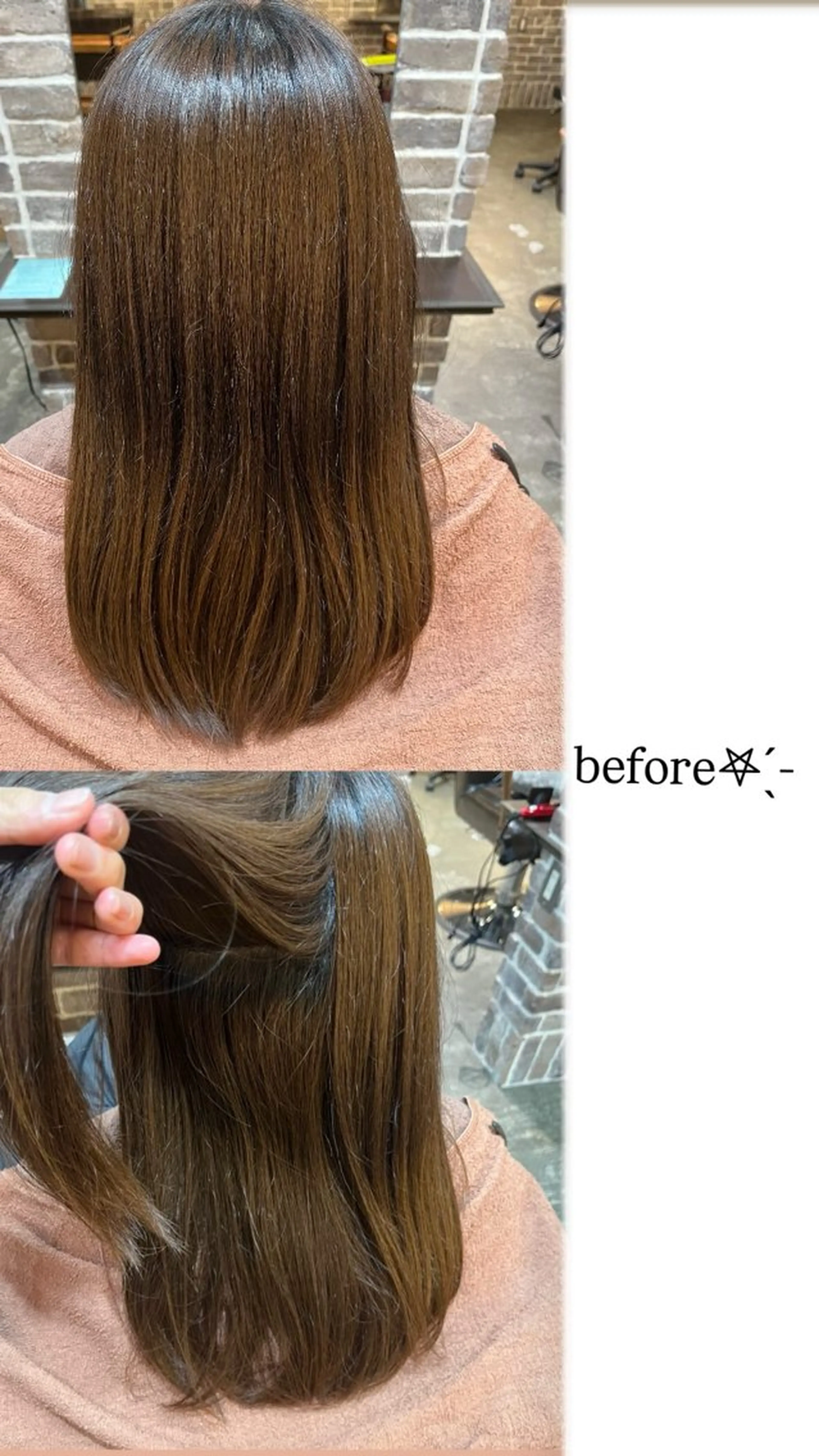 ミディアム カット ヘアカラー ACROあべの店所属・徳田 真緒のヘアスタイル