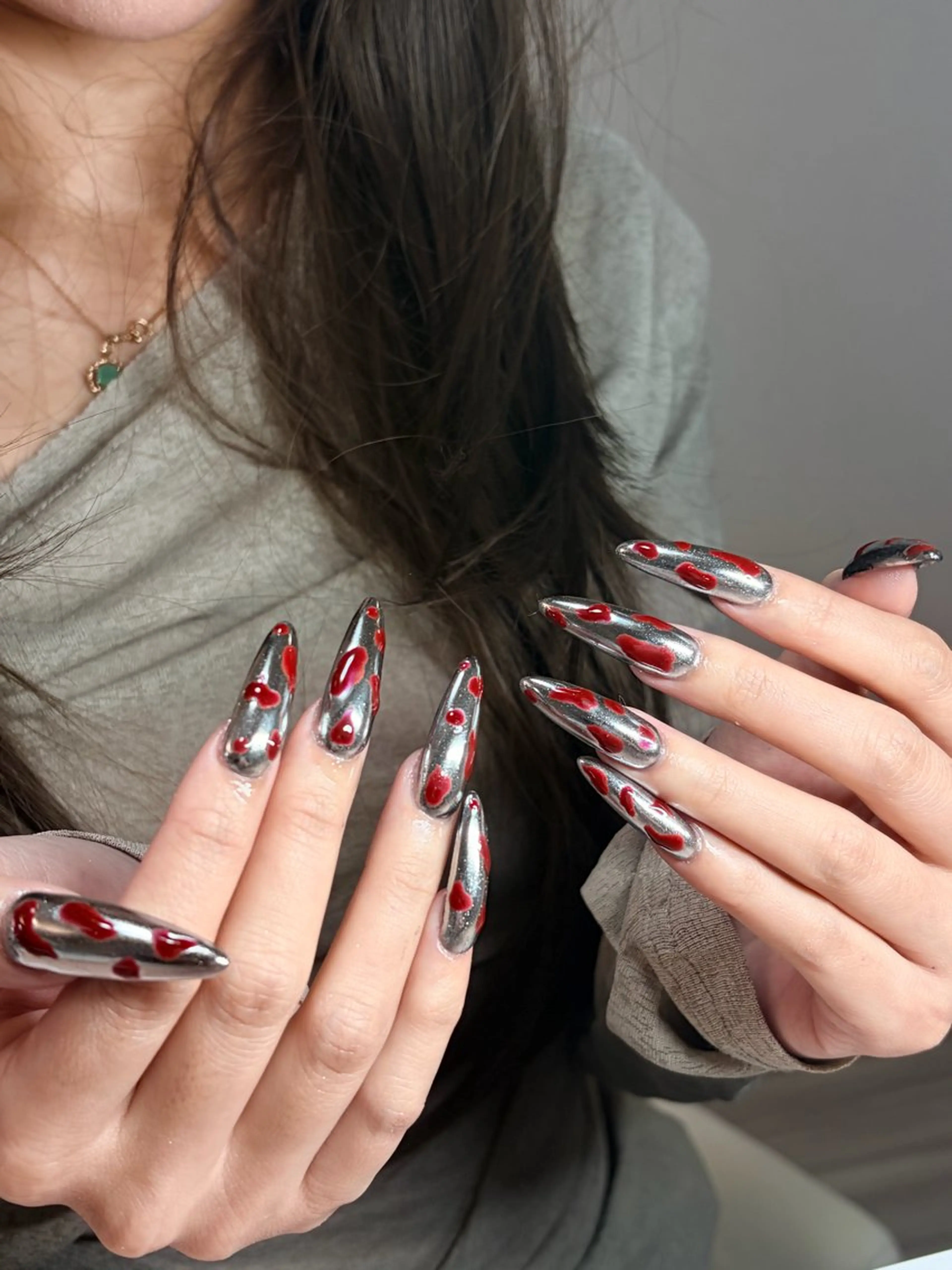 ネイル ハロウィン ハンドネイル Cleopatra  Nail Salon所属・Cleopatra ♡ルナのネイルデザイン