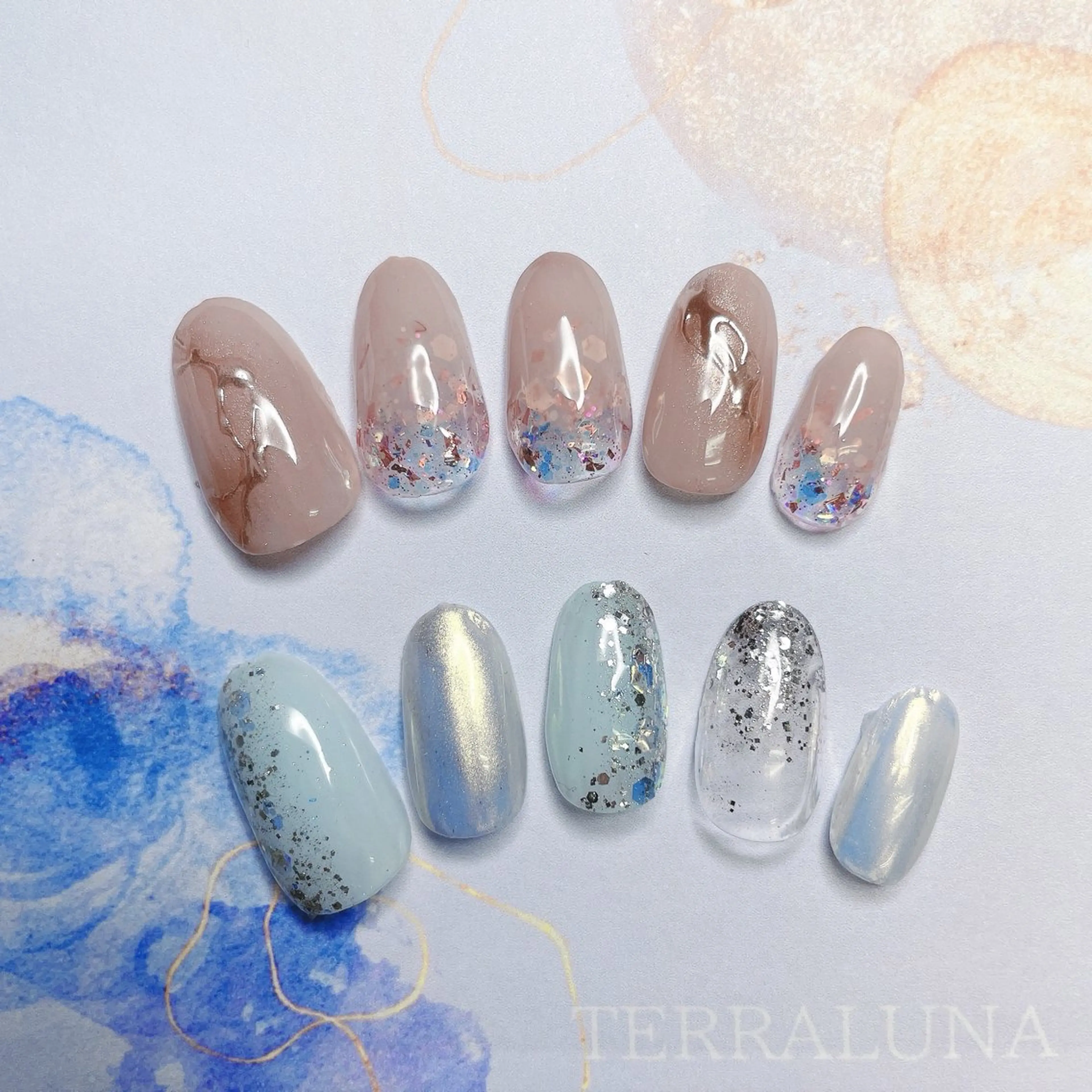 ネイル Aube Nail 佐藤のネイルデザイン
