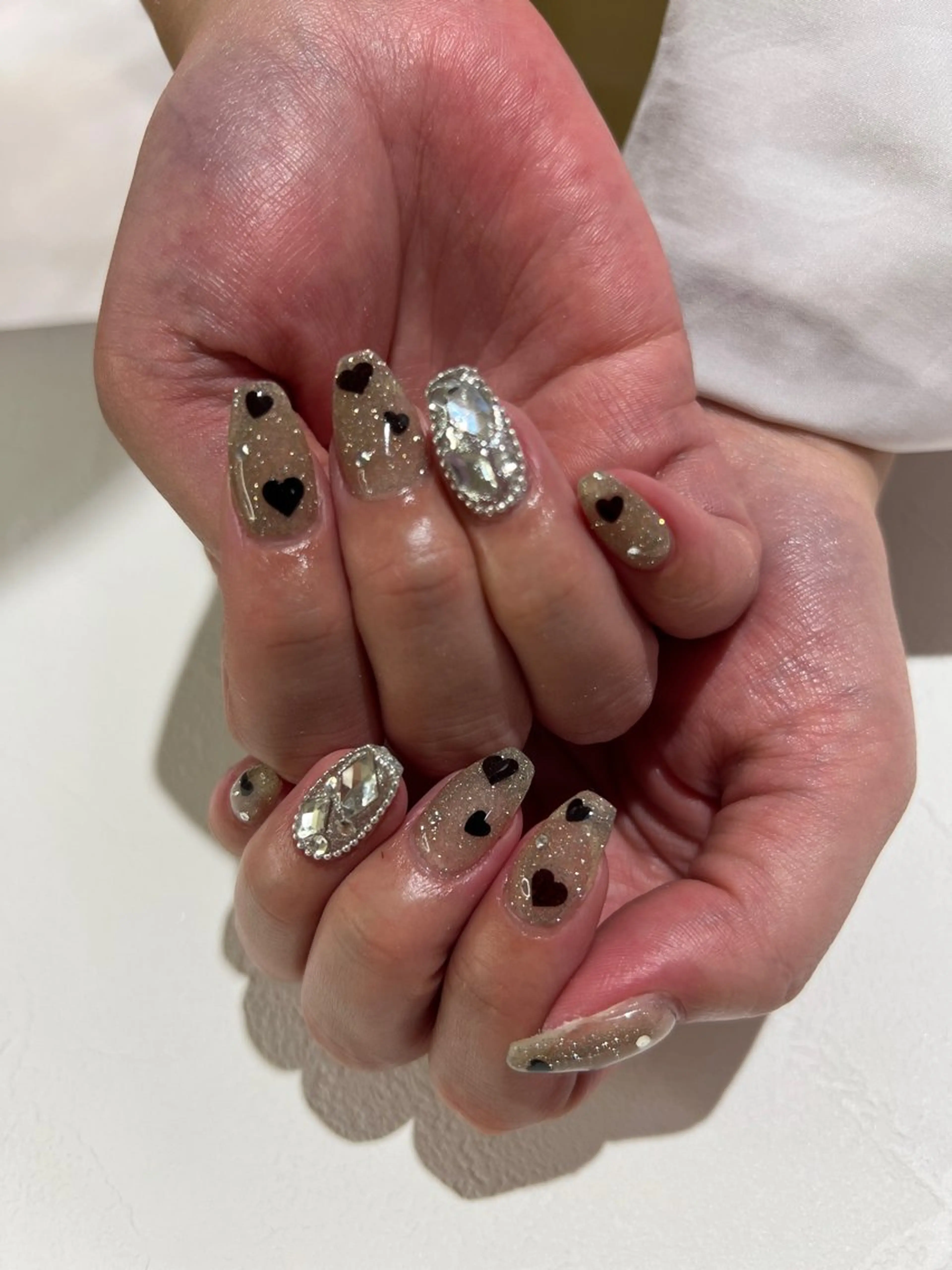 ネイル ハンドネイル 個性派ニュアンス nuts nail所属・【池袋】nuts nail　なつみのネイルデザイン