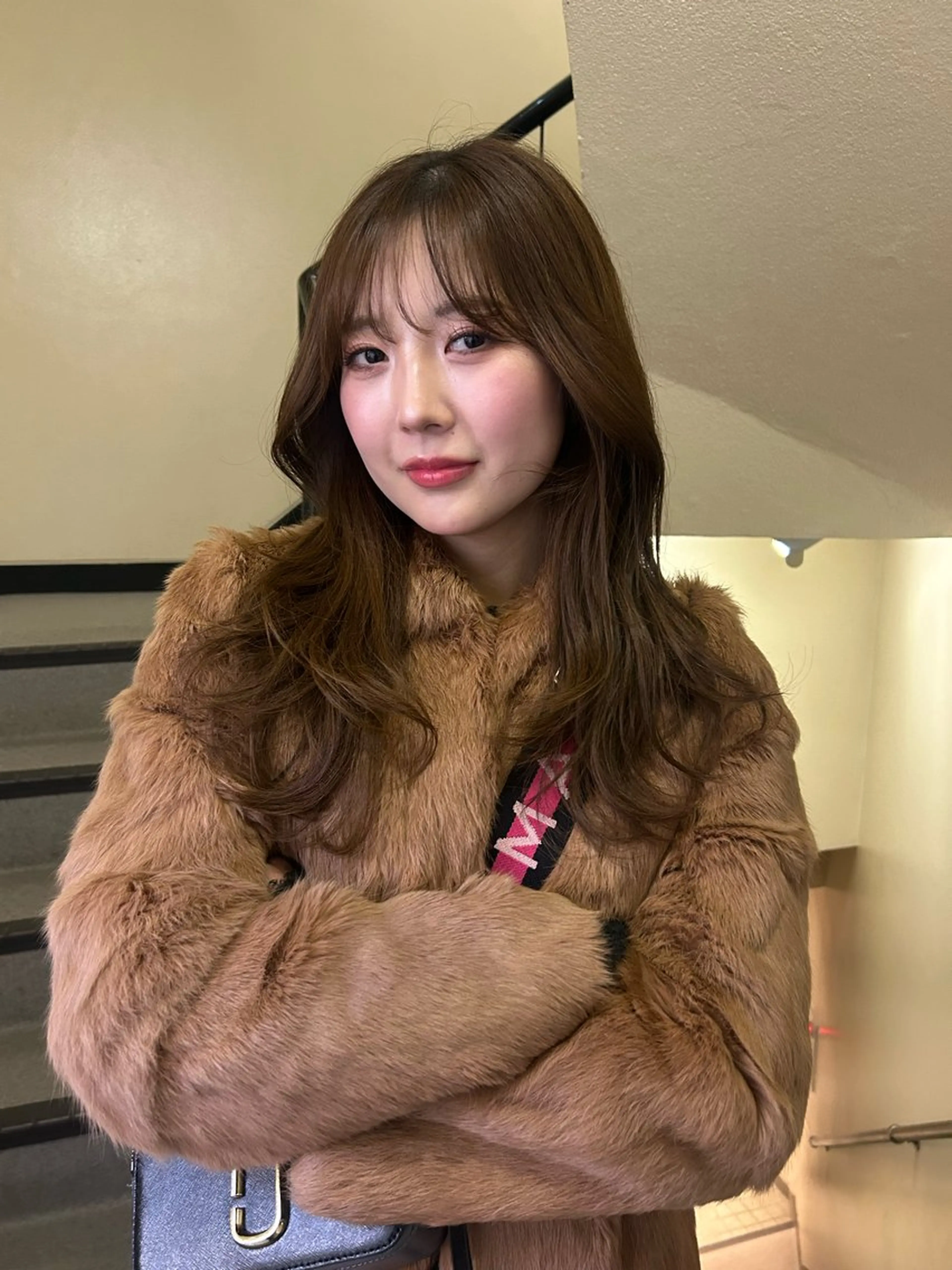 ロング カラー ベージュカラー オリーブベージュ レイヤーカット カット ヘアカラー トリートメント ☕️結【suii.】 ボブ/ヘアセット☕️のヘアスタイル