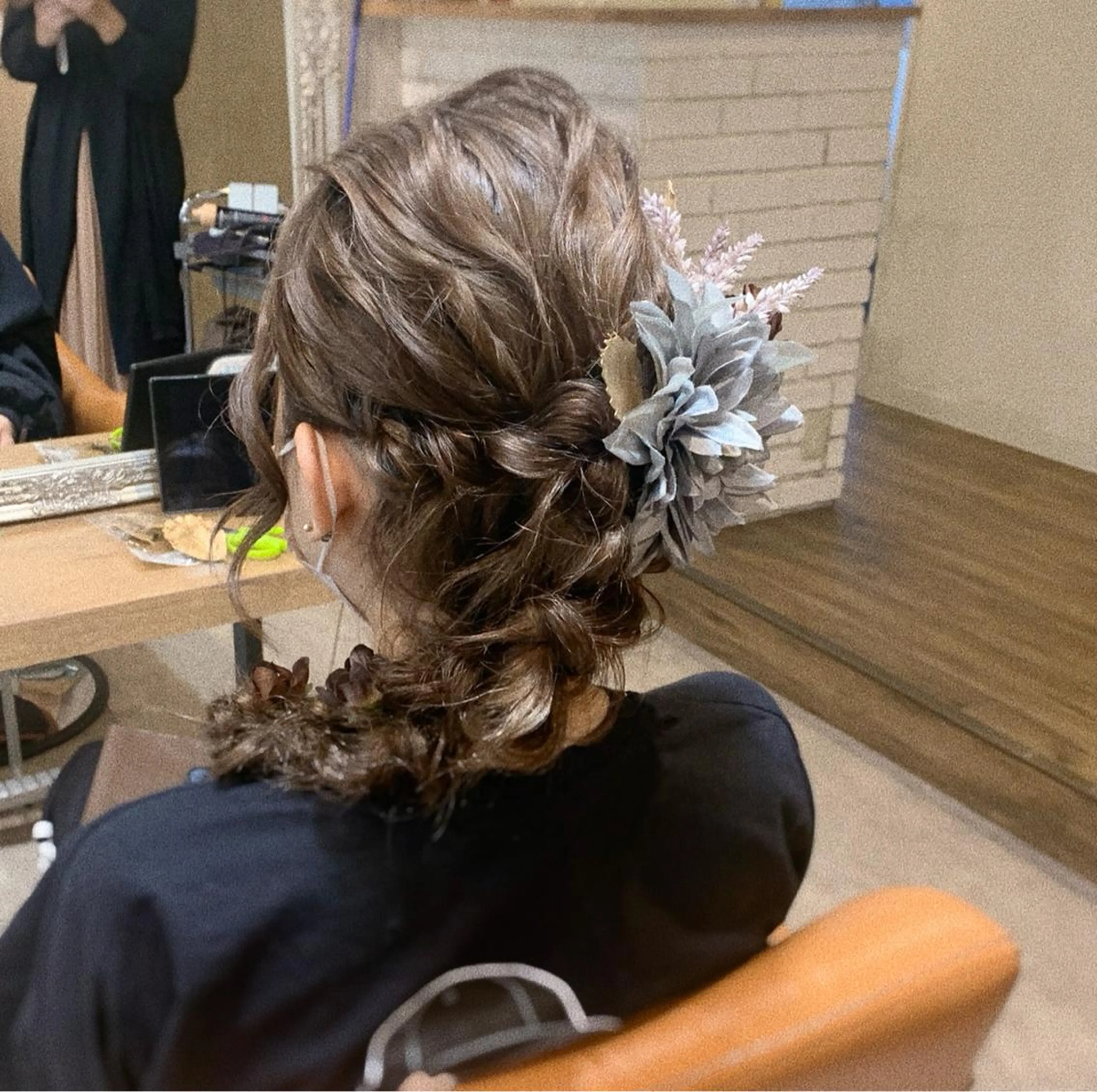 ヘアアレンジ 卒業式のヘアスタイル 髪飾り ヘアセット HARE 川崎晴佳のヘアスタイル