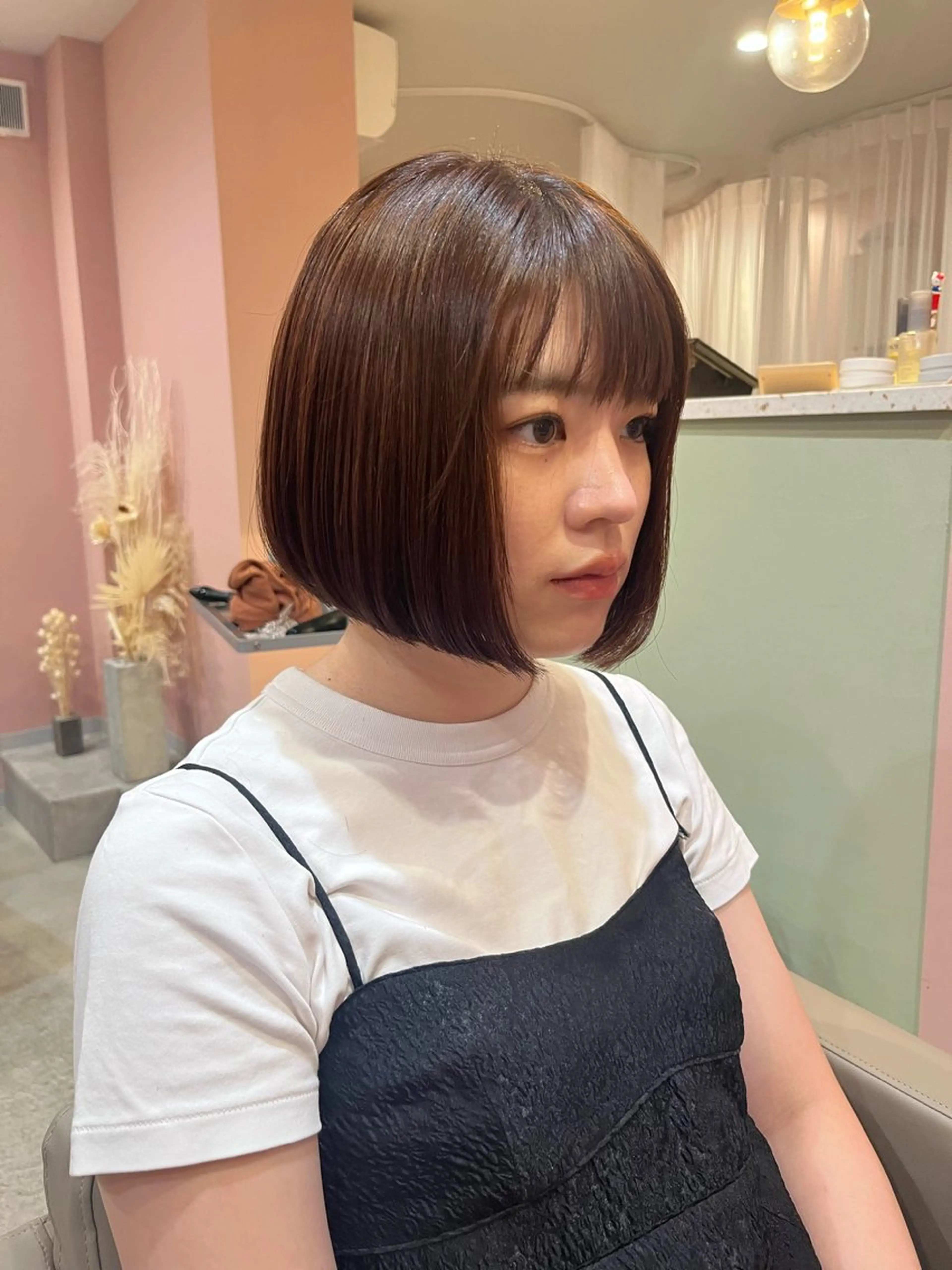 ショート 韓国レイヤーカット/ 酸性縮毛矯正MIKUのヘアスタイル