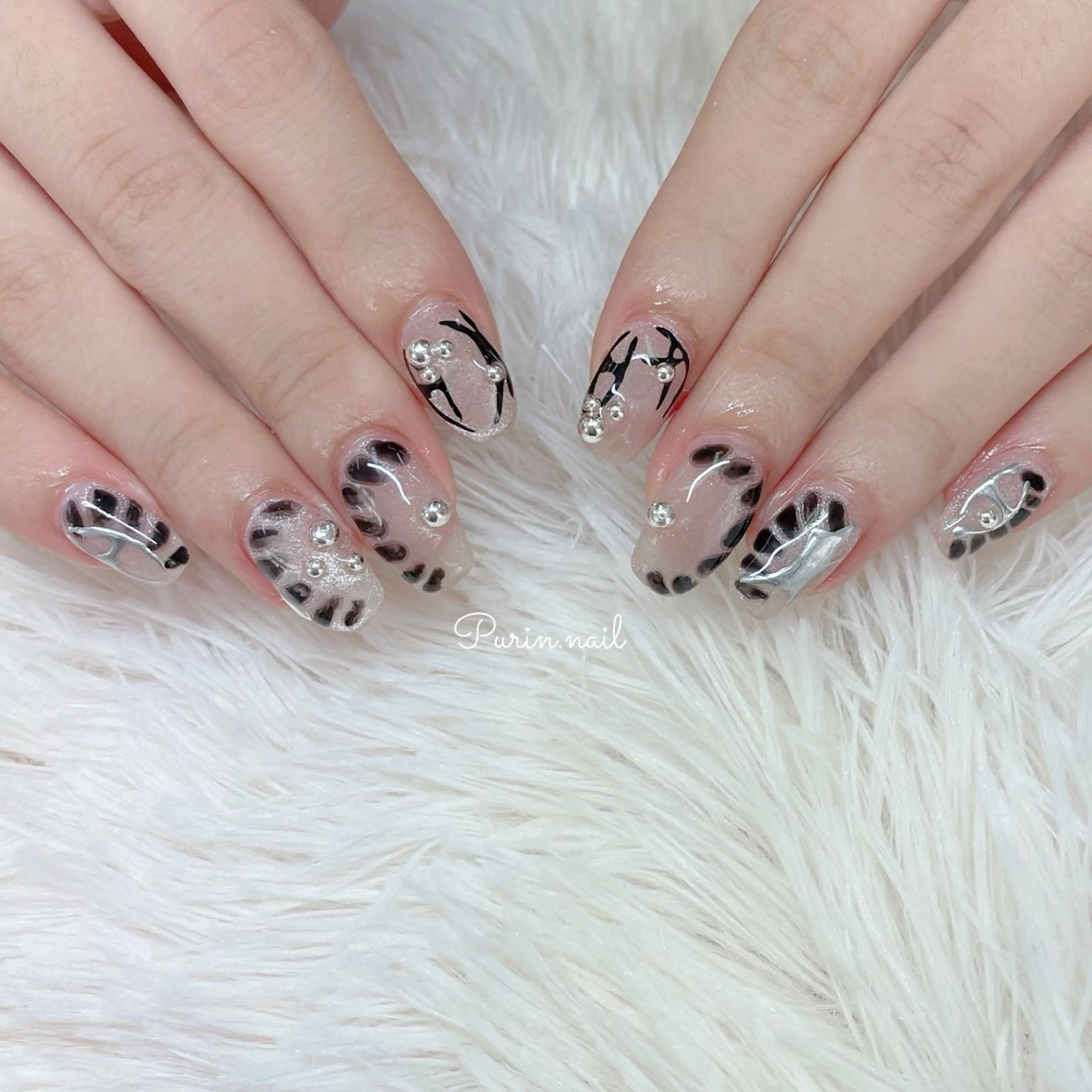 ネイル ハンドネイル Nails by Purin🍮のネイルデザイン