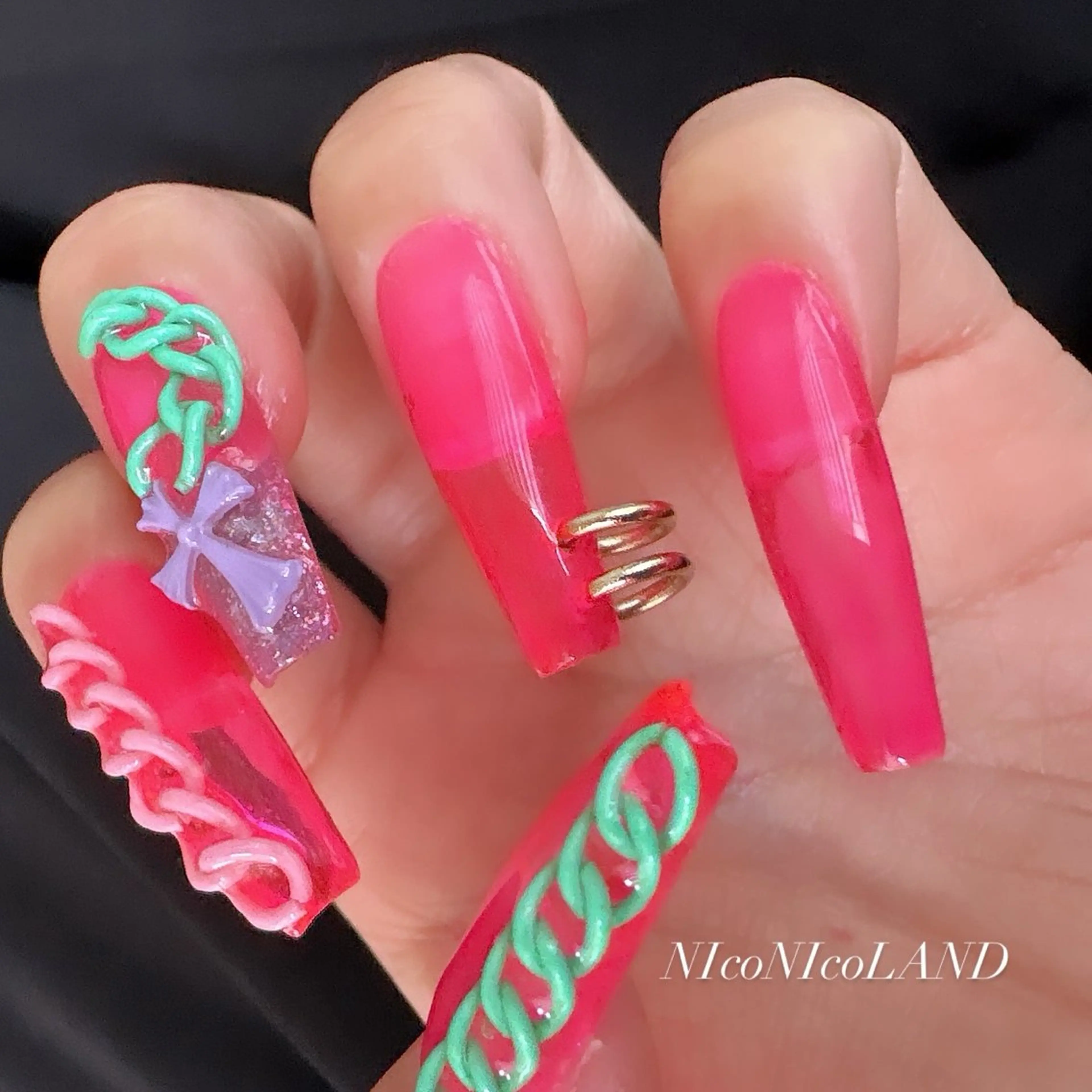 ネイル NIcoNIco LAND☺︎のネイルデザイン