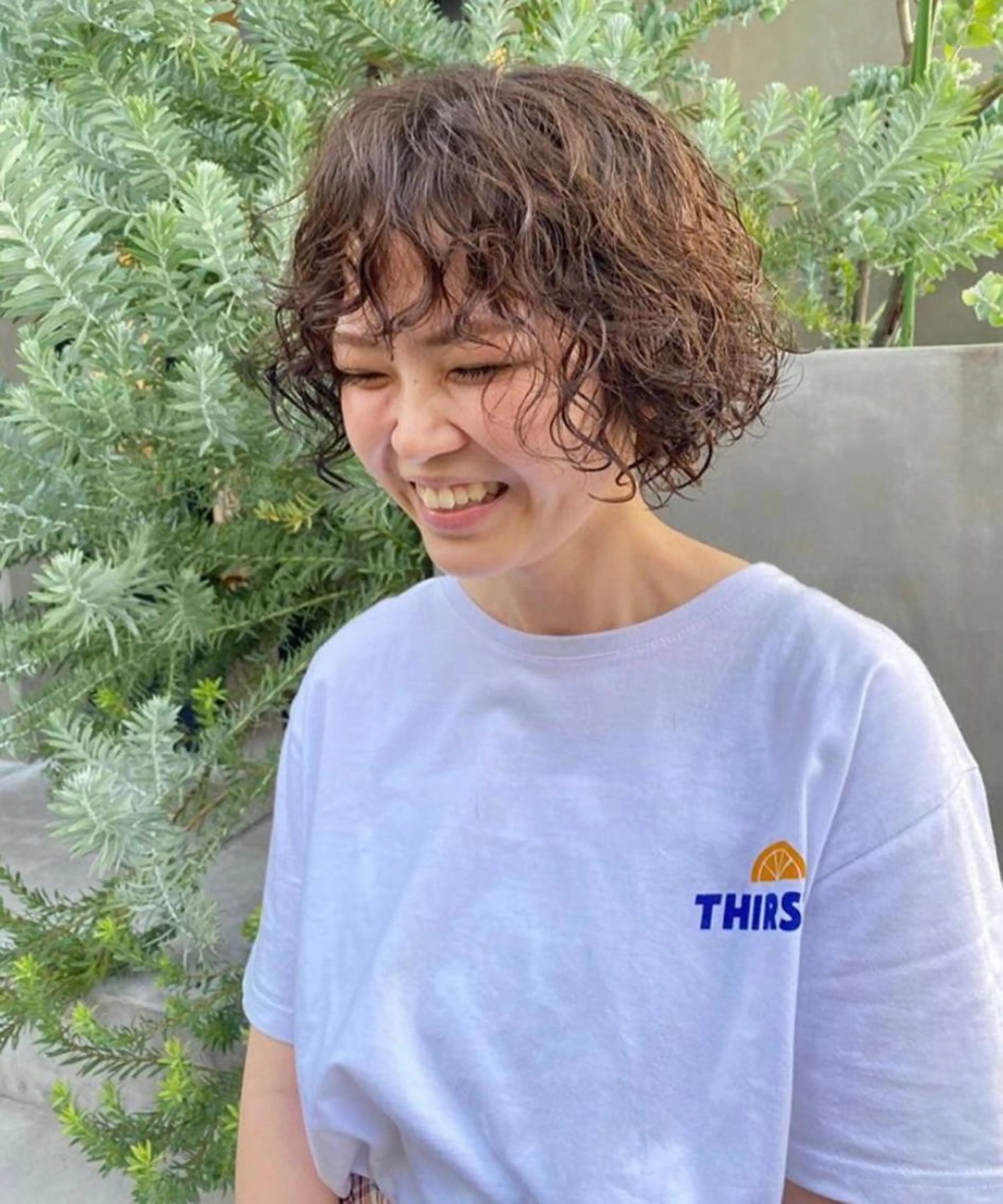 🌀カット＋パーマ🌀👩🏻🦱💓ケラスターゼトリートメントつき💓の写真