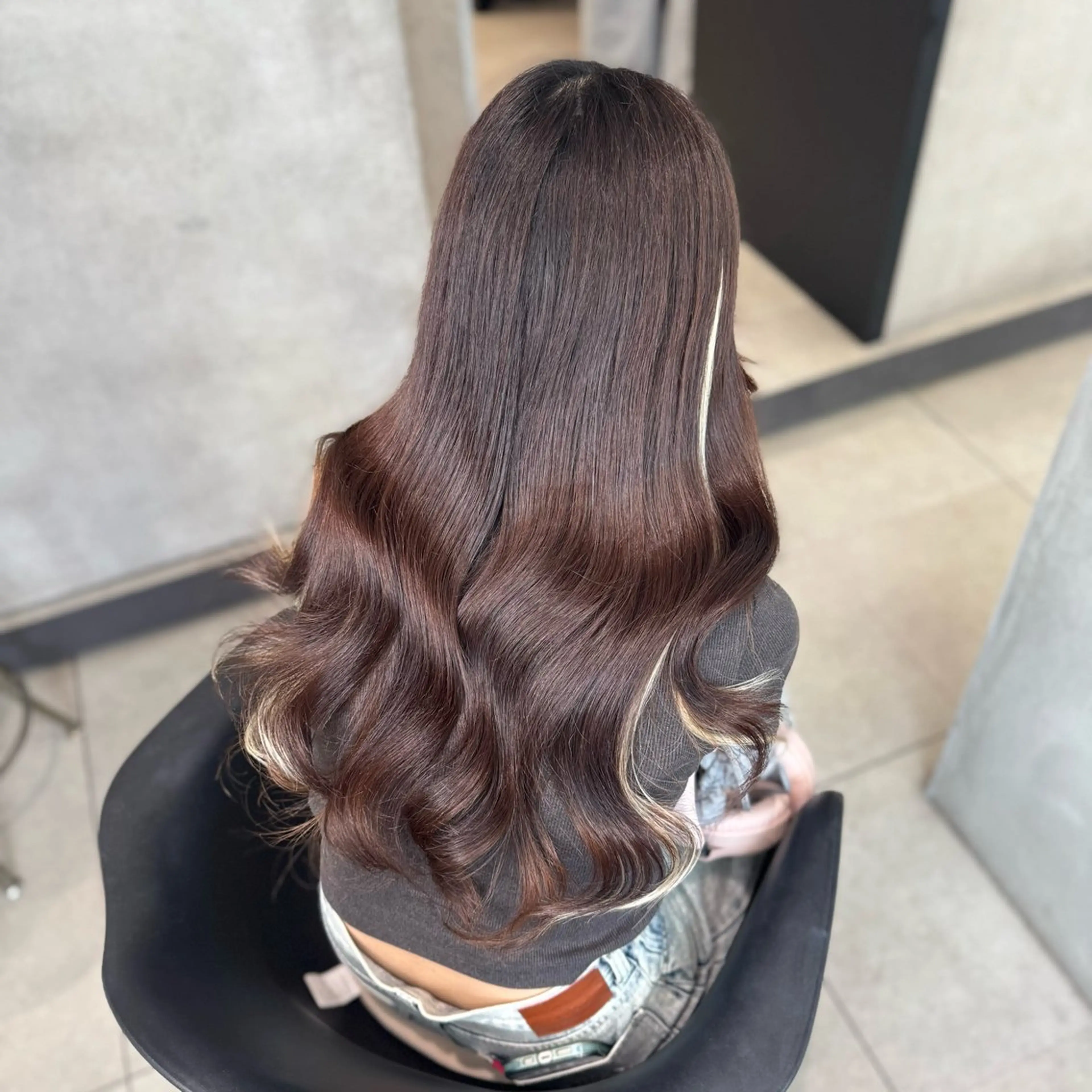 ロング エクステ エクステ 🫧offwhite RISAKO🫧のヘアスタイル