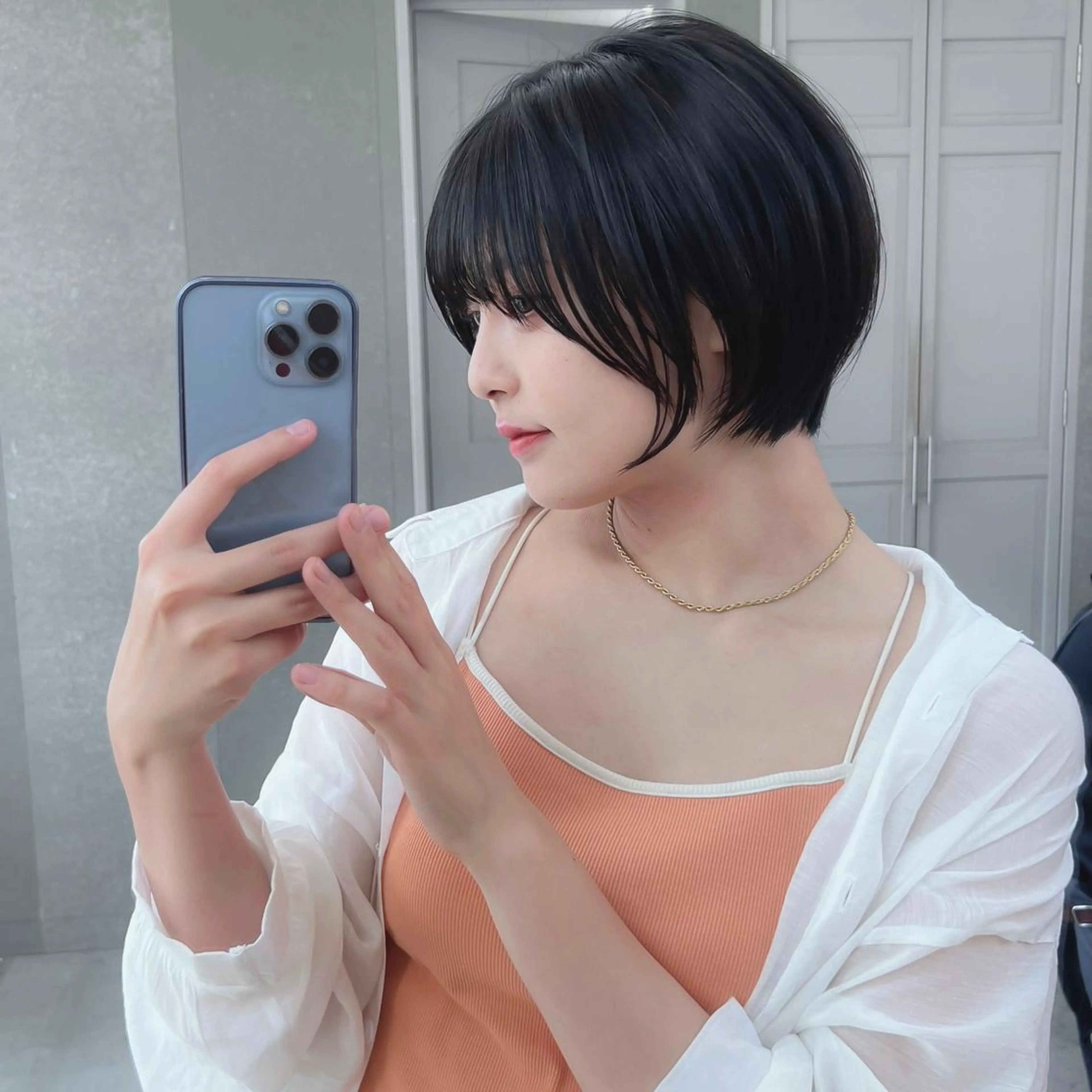 ショート カット ヘアカラー トリートメント サロウィン銀座RAYⅡ所属・❣️髪質改善/ 美髪矯正/沼座悠人のヘアスタイル