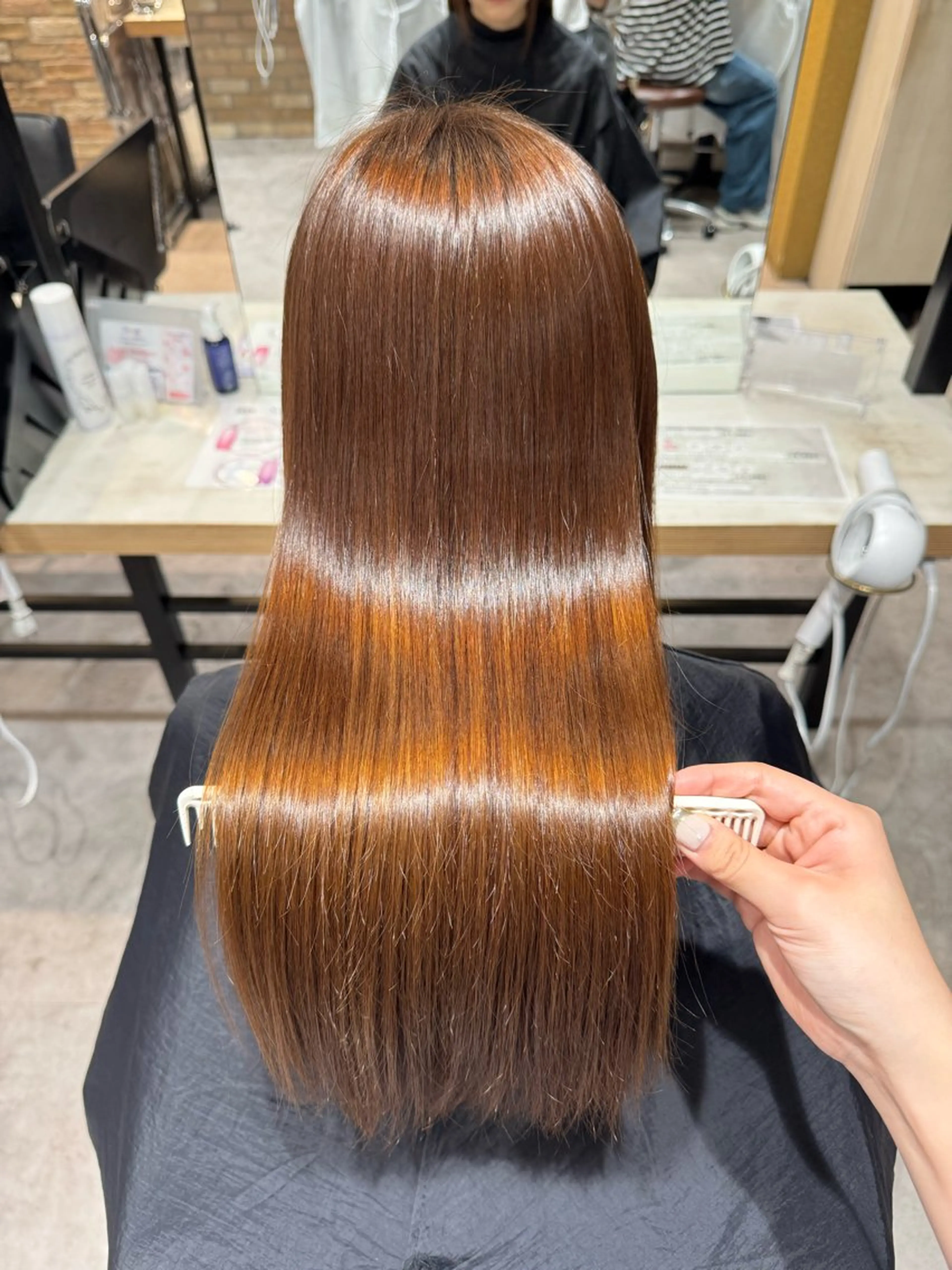 ロング カラー 縮毛矯正 Miyuu🎀カラー マツエク・ストレートのマツエク・マツパデザイン