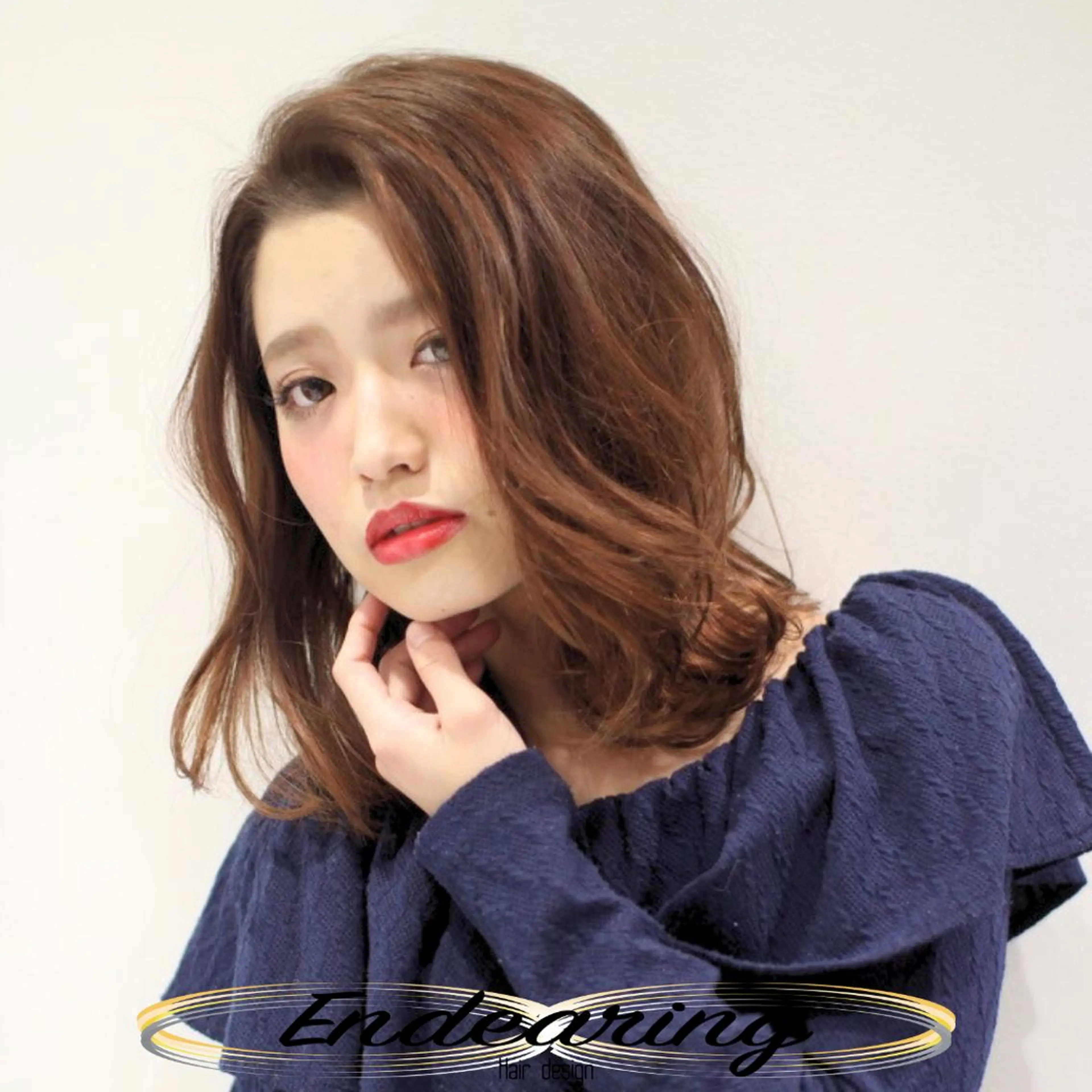 ミディアム レイヤーカット 似合わせカット カット ヘアカラー Endearing 銀座/YOKOのヘアスタイル