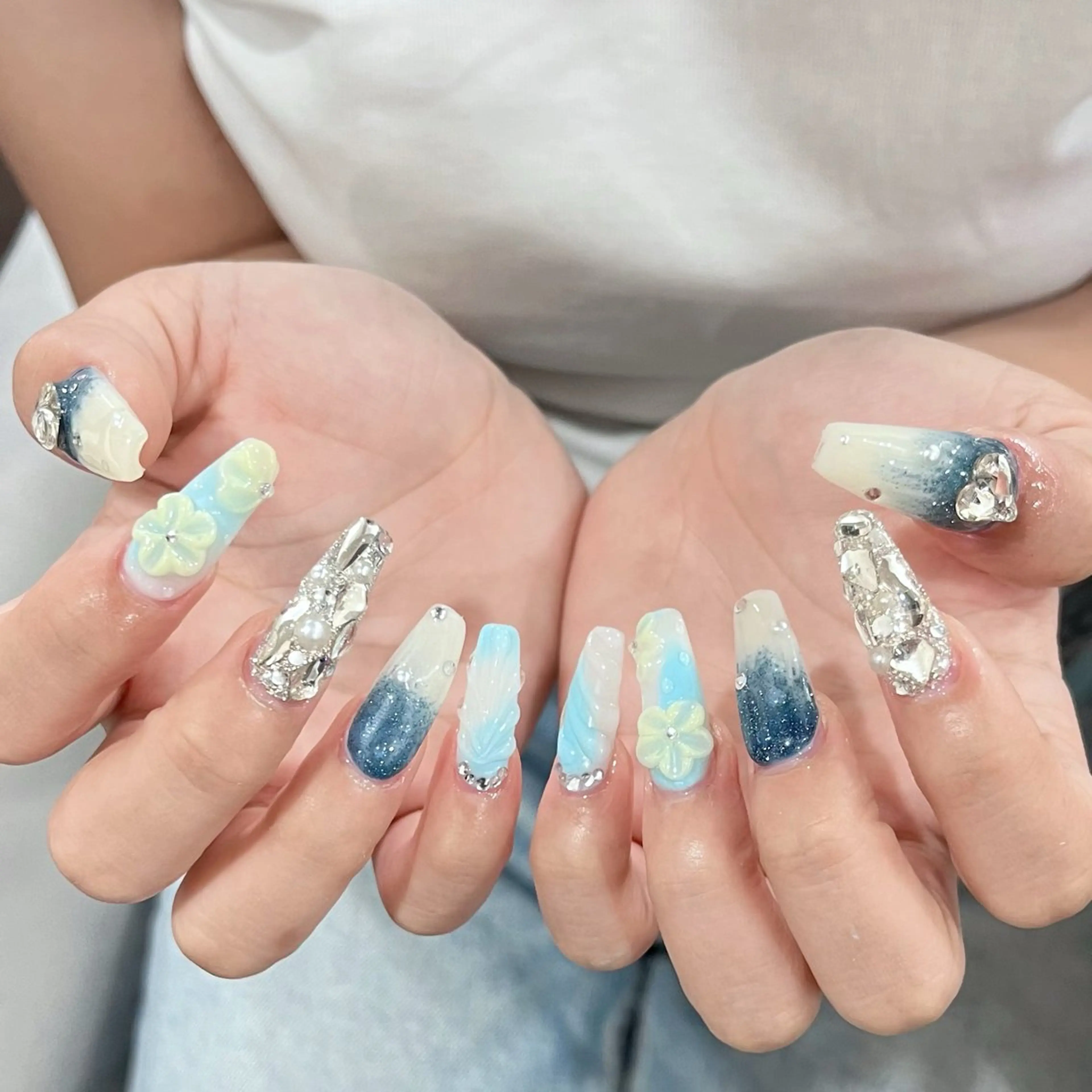 ネイル 韓国ネイル ワンホンネイル ハンドネイル ハンドケア Chang _Nailのネイルデザイン