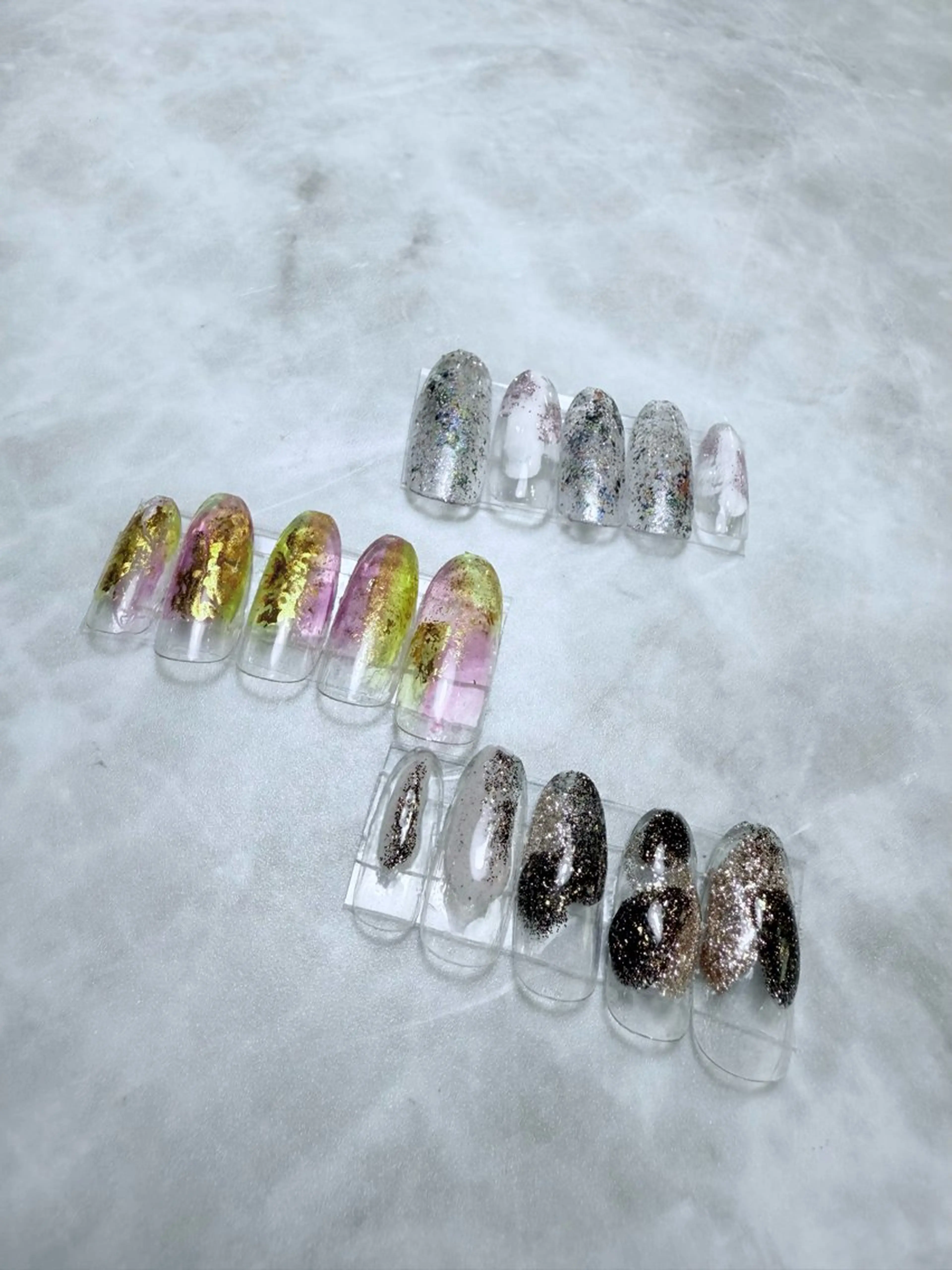 ネイル クリアネイル ジェルネイル ニュアンスネイル LAX／ hiroyoのネイルデザイン